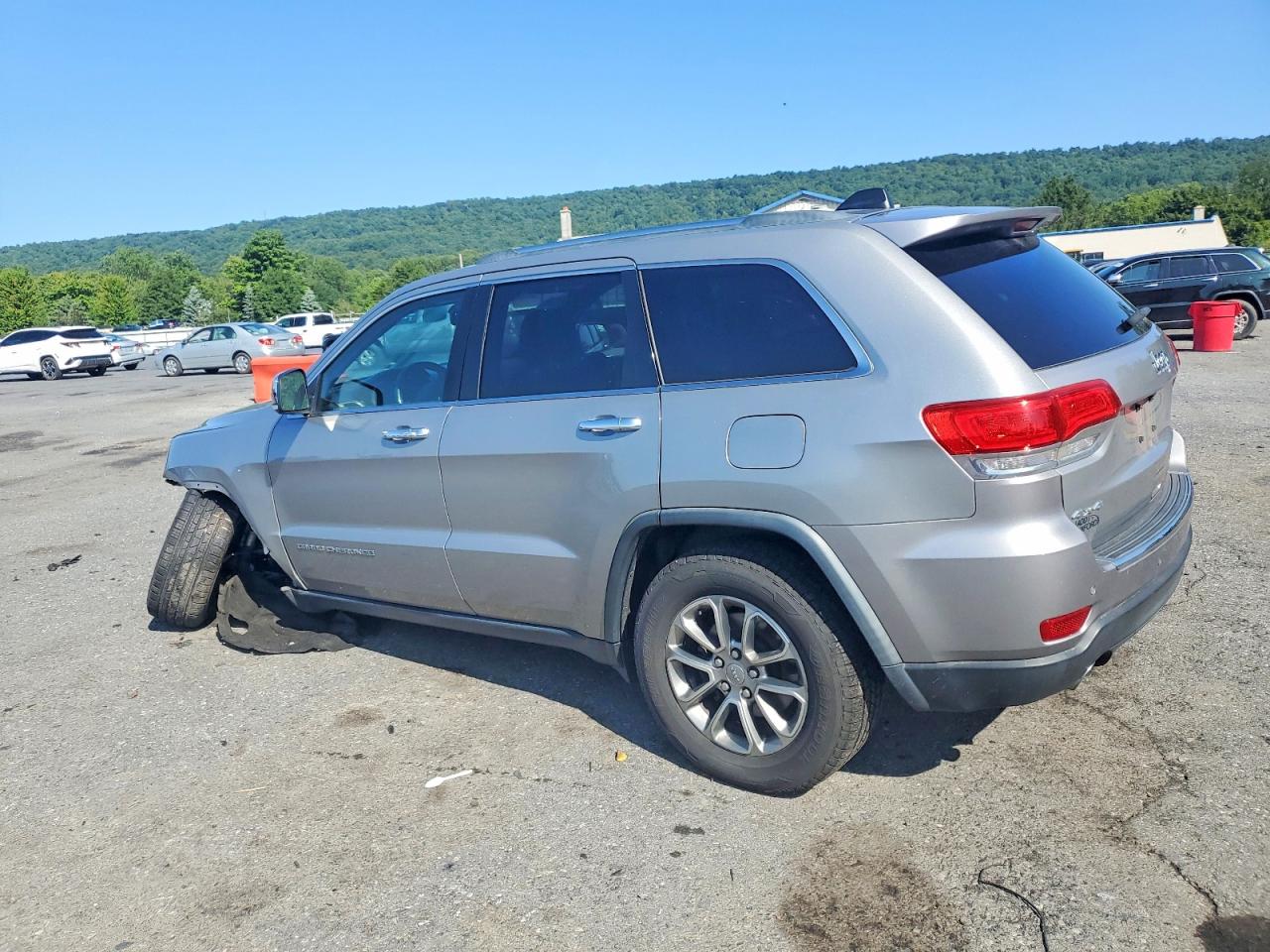 2014 Jeep Grand Cherokee Limited Silver vin: 1C4RJFBG5EC376961