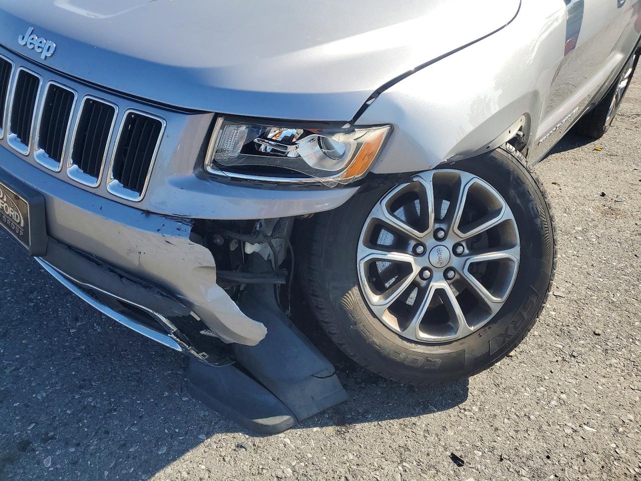 2014 Jeep Grand Cherokee Limited Silver vin: 1C4RJFBG5EC376961