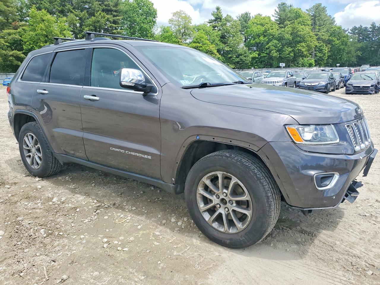 2014 Jeep Grand Cherokee Limited Gray vin: 1C4RJFBG5EC379181
