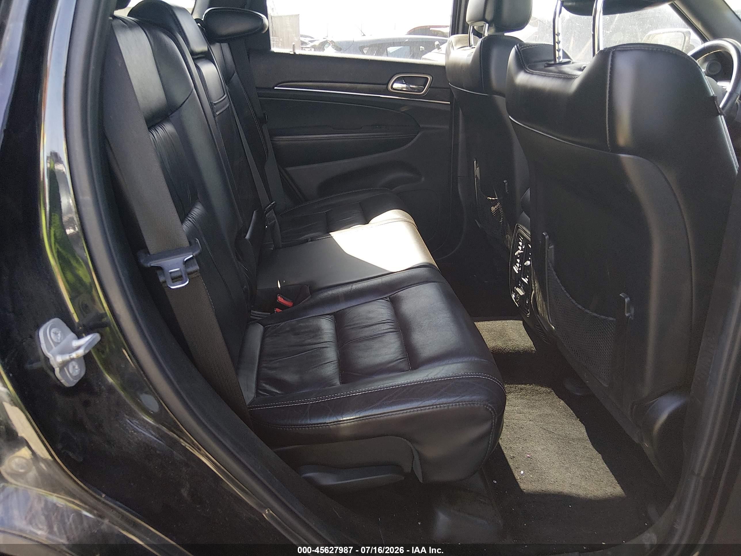 2014 Jeep Grand Cherokee Limited Black vin: 1C4RJFBG5EC398703