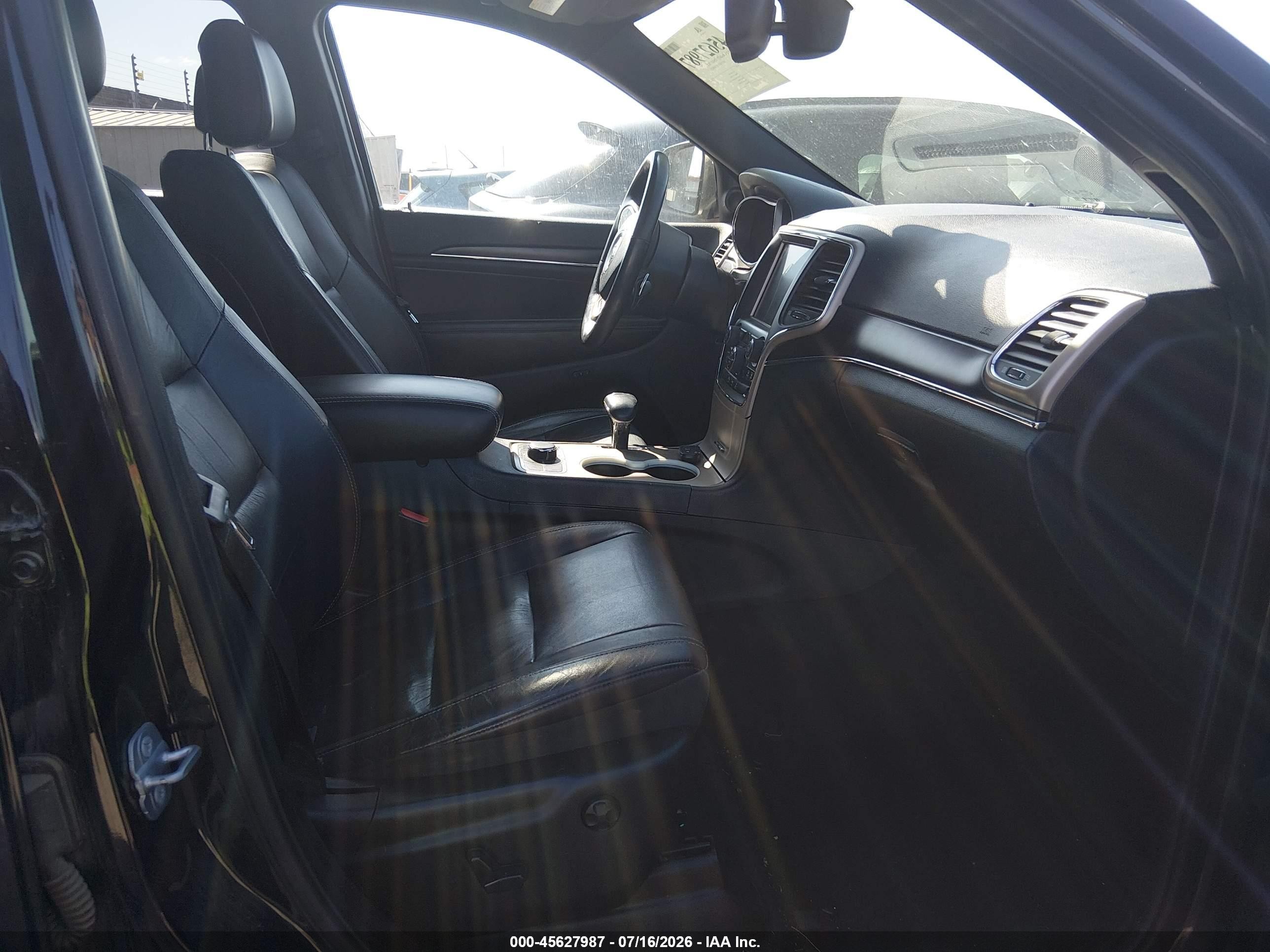 2014 Jeep Grand Cherokee Limited Black vin: 1C4RJFBG5EC398703