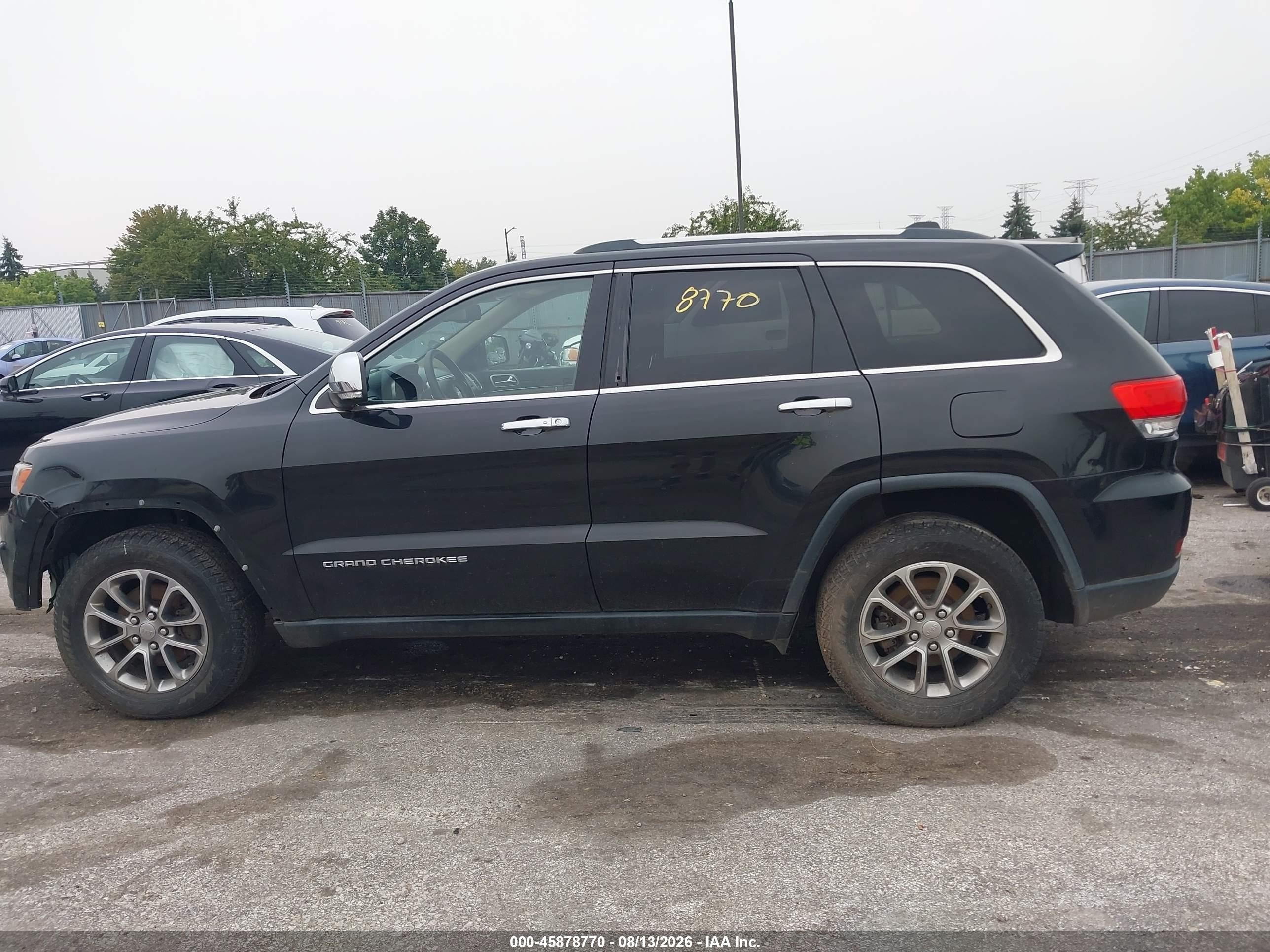 2014 Jeep Grand Cherokee Limited Черный vin: 1C4RJFBG5EC403835