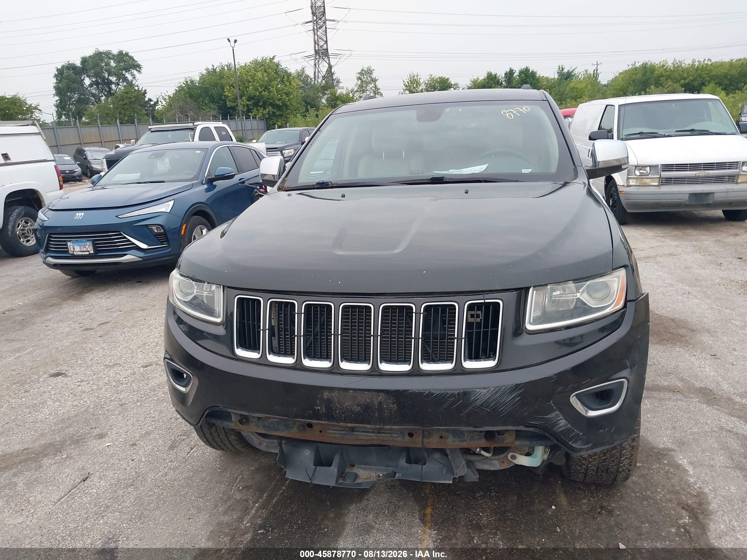 2014 Jeep Grand Cherokee Limited Черный vin: 1C4RJFBG5EC403835
