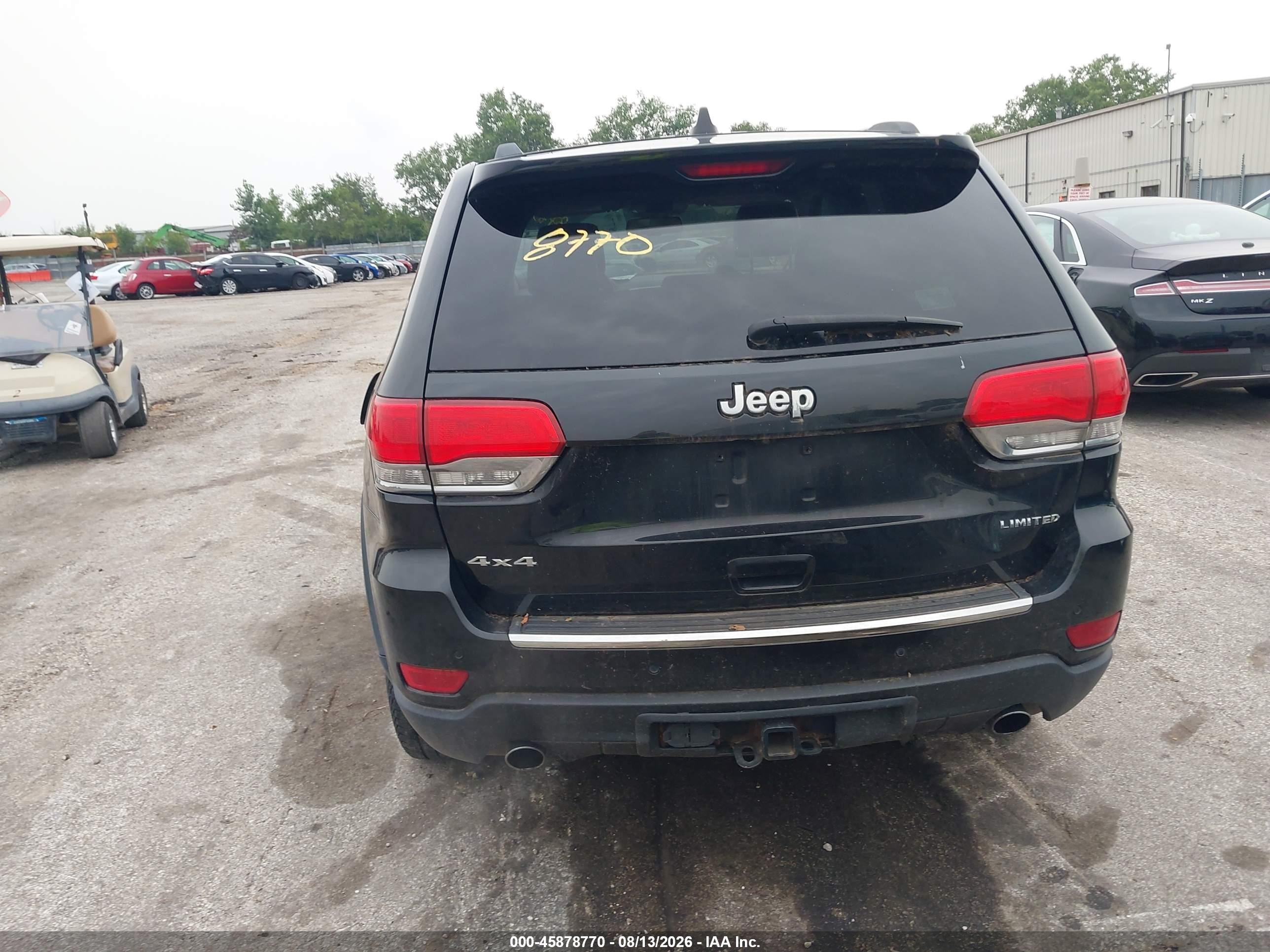 2014 Jeep Grand Cherokee Limited Черный vin: 1C4RJFBG5EC403835