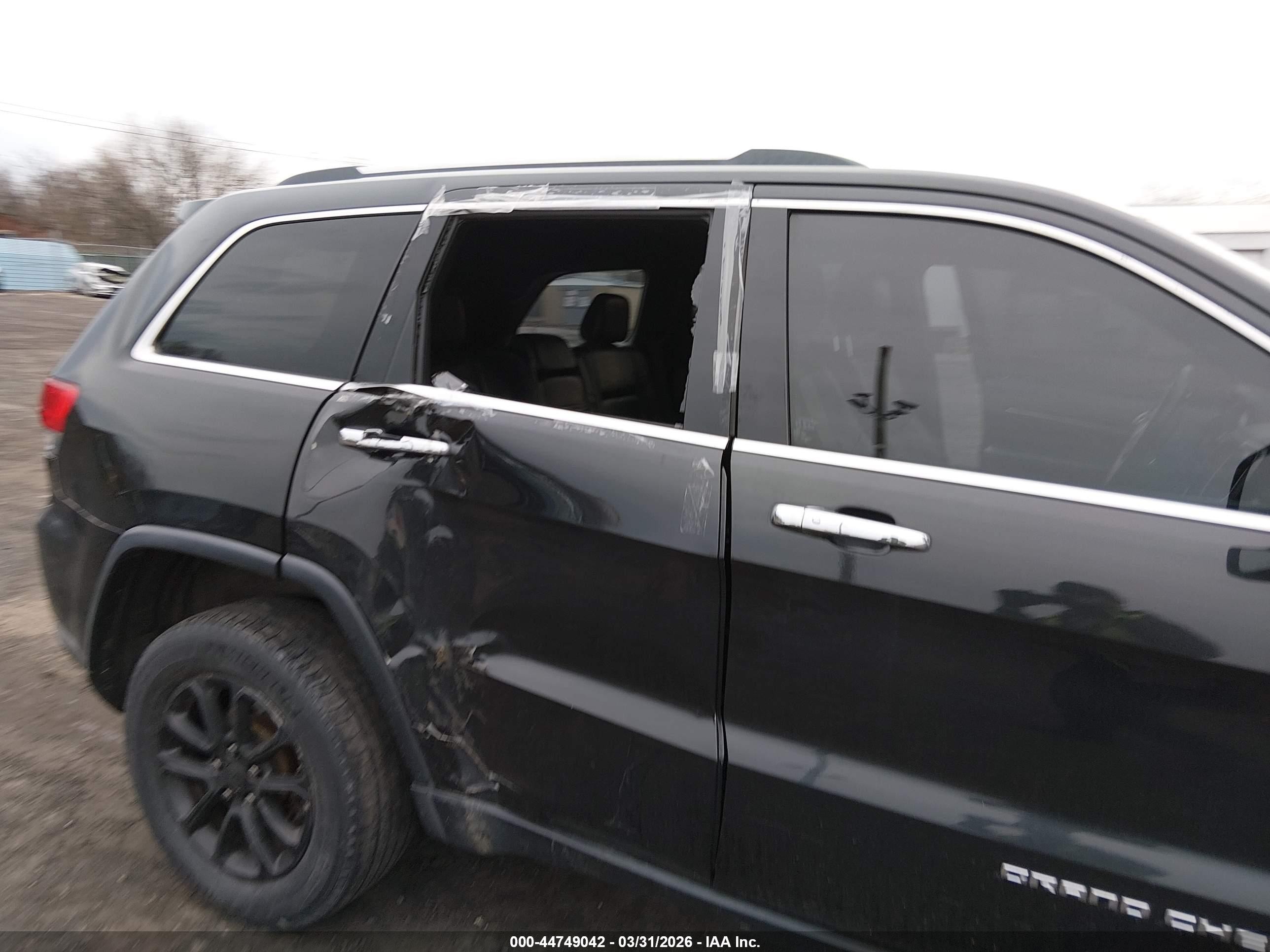 2014 Jeep Grand Cherokee Limited Black vin: 1C4RJFBG5EC416441