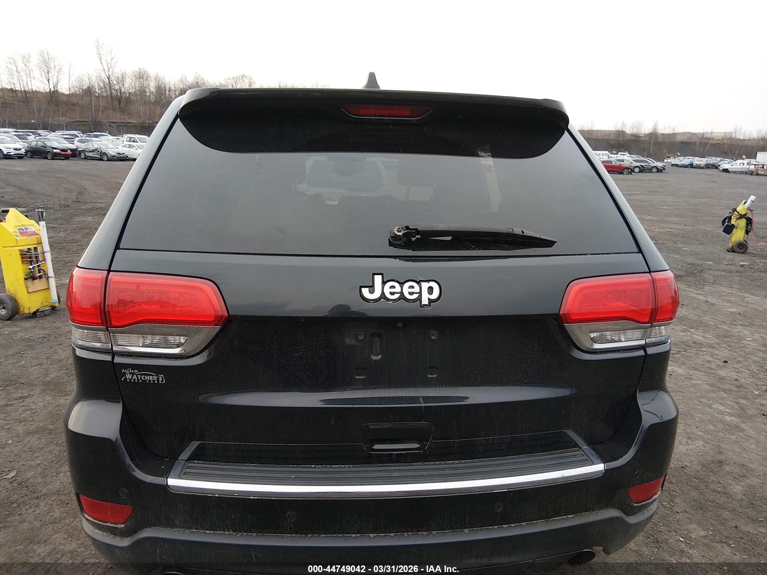 2014 Jeep Grand Cherokee Limited Black vin: 1C4RJFBG5EC416441