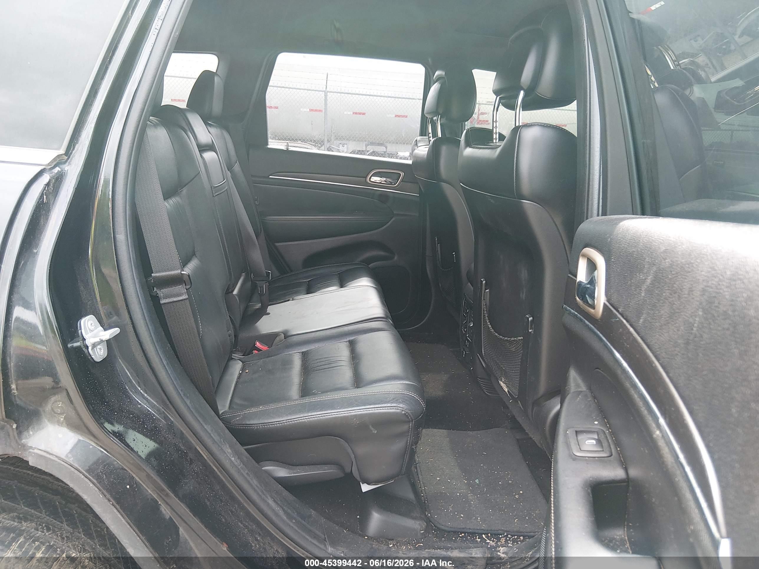 2014 Jeep Grand Cherokee Limited Black vin: 1C4RJFBG5EC431604