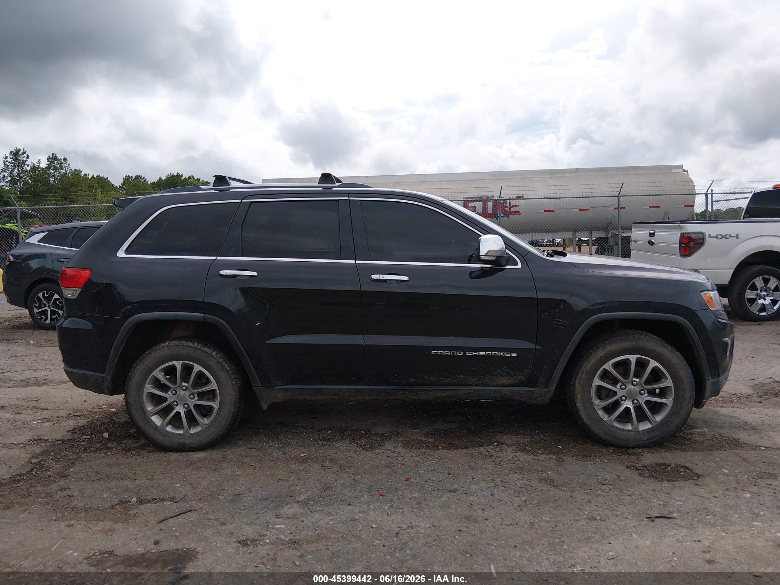 2014 Jeep Grand Cherokee Limited Black vin: 1C4RJFBG5EC431604