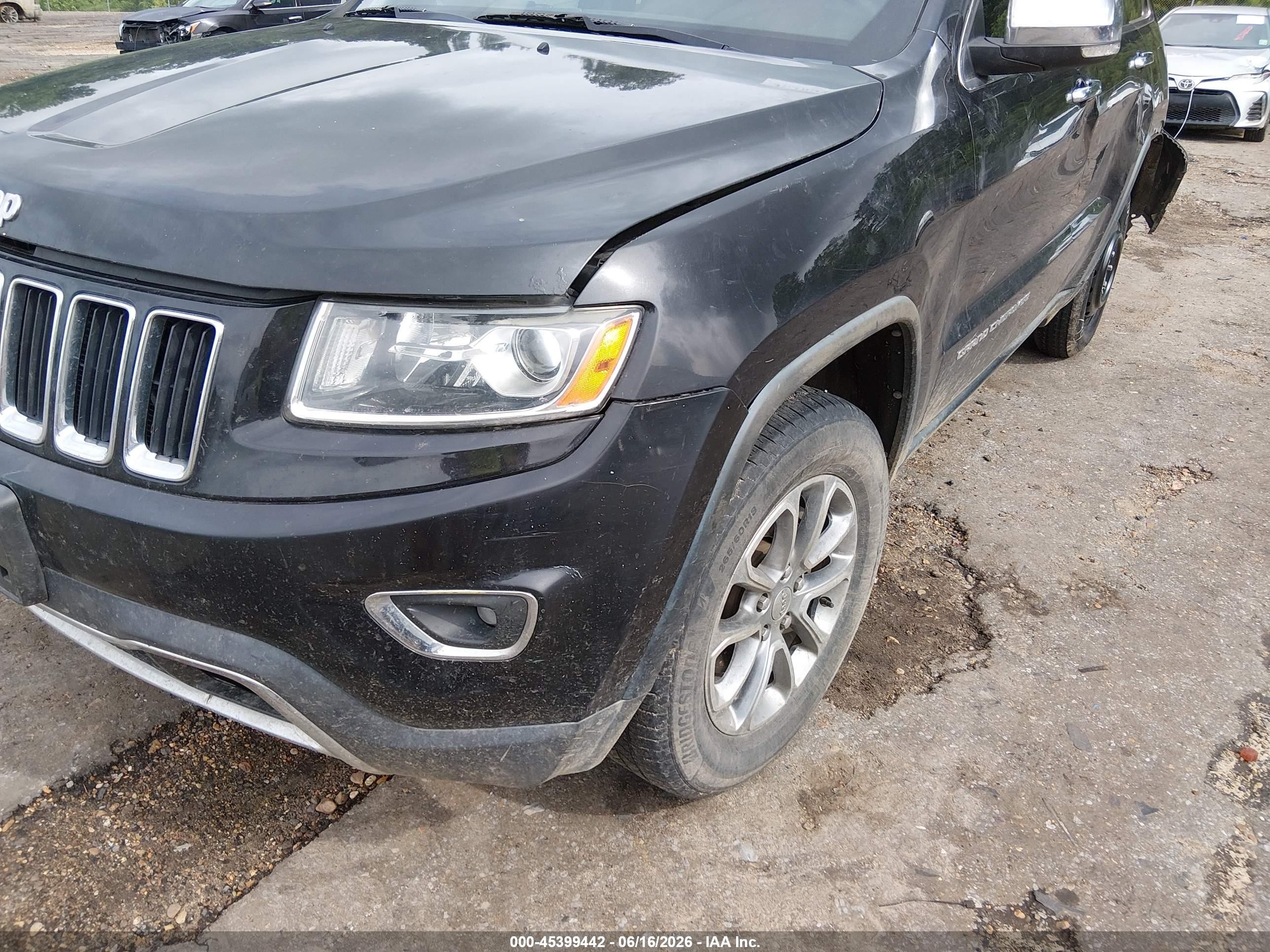 2014 Jeep Grand Cherokee Limited Black vin: 1C4RJFBG5EC431604