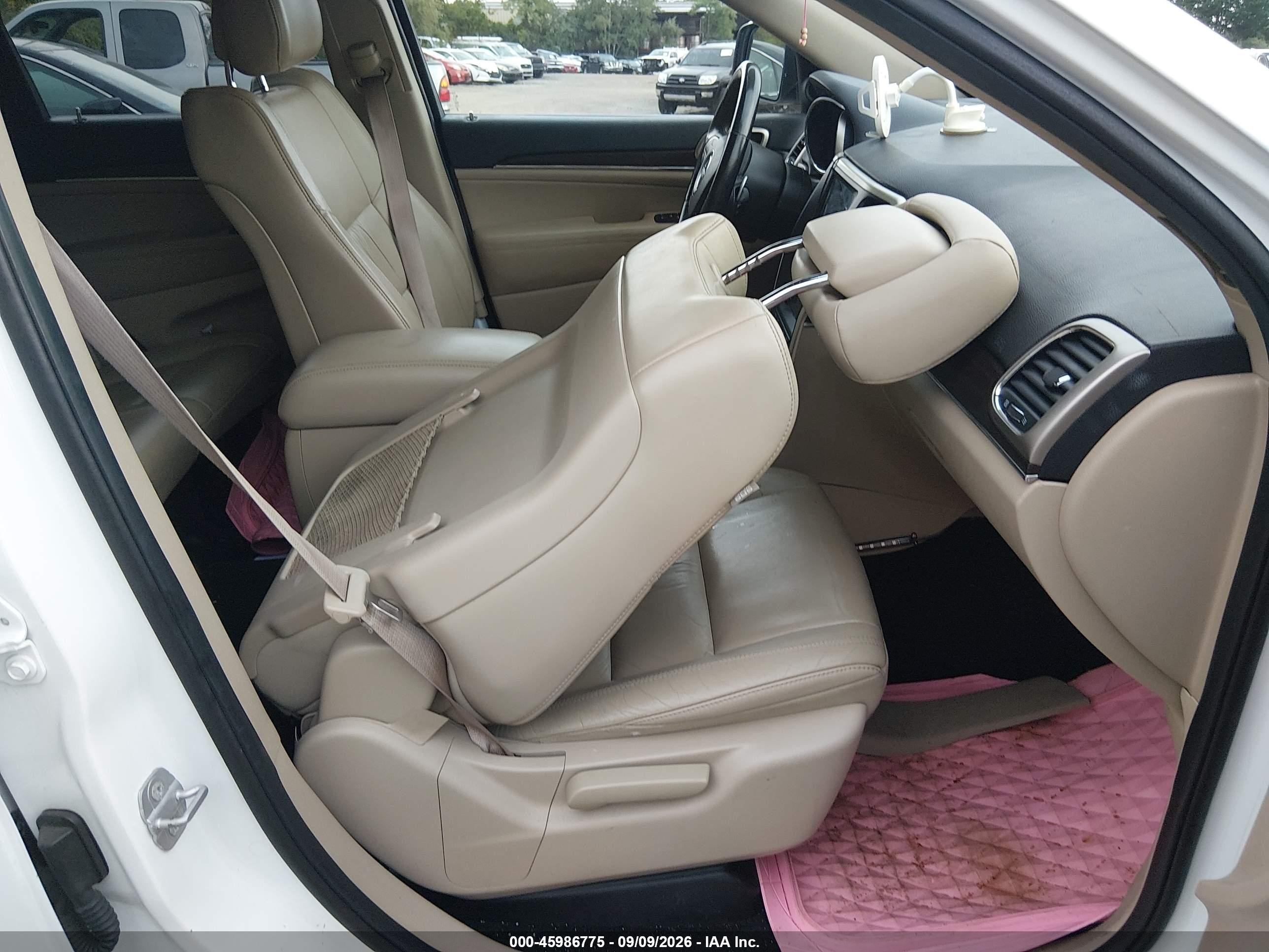 2014 Jeep Grand Cherokee Limited Белый vin: 1C4RJFBG5EC448032