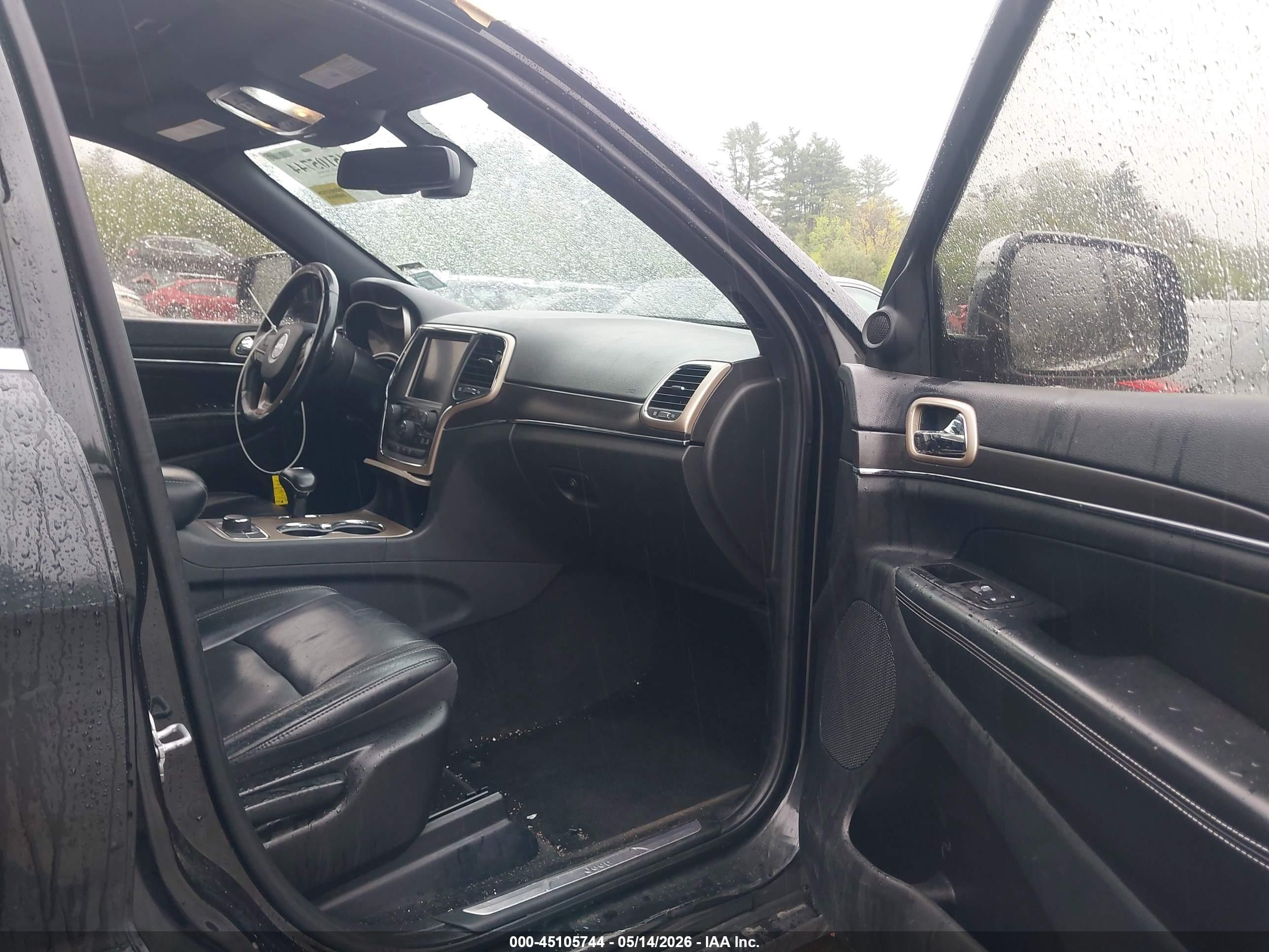 2014 Jeep Grand Cherokee Limited Black vin: 1C4RJFBG5EC448225