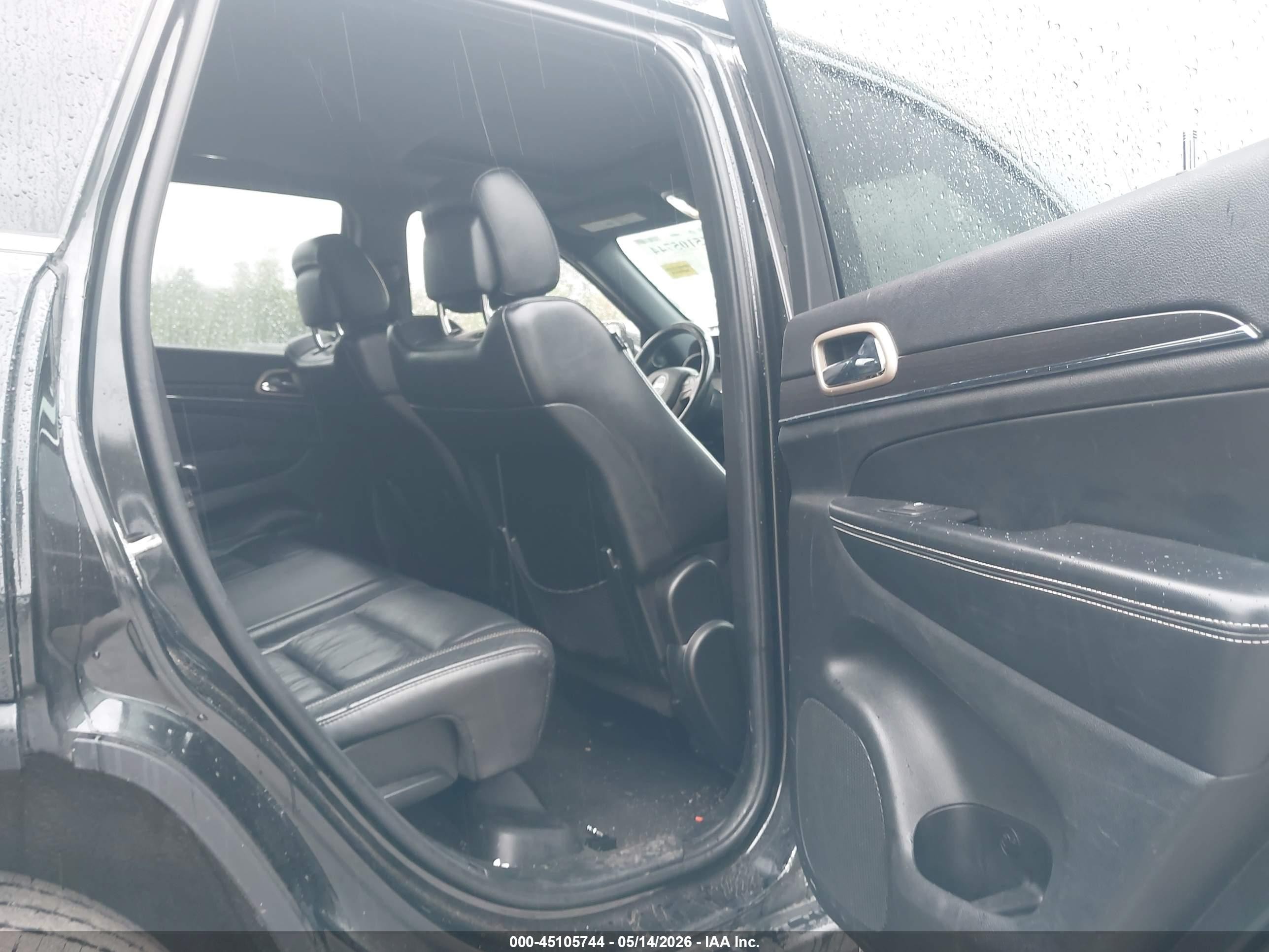 2014 Jeep Grand Cherokee Limited Black vin: 1C4RJFBG5EC448225