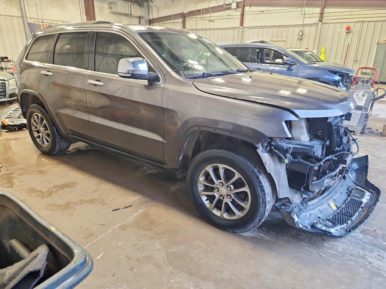 2014 Jeep Grand Cherokee Limited Gray vin: 1C4RJFBG5EC458463