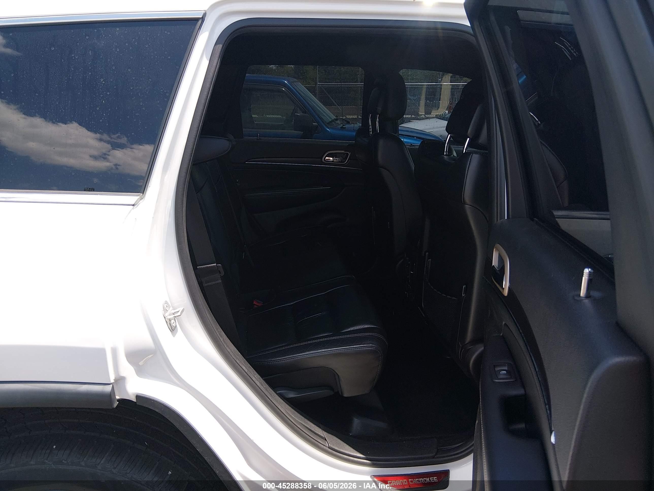 2014 Jeep Grand Cherokee Limited White vin: 1C4RJFBG5EC471407
