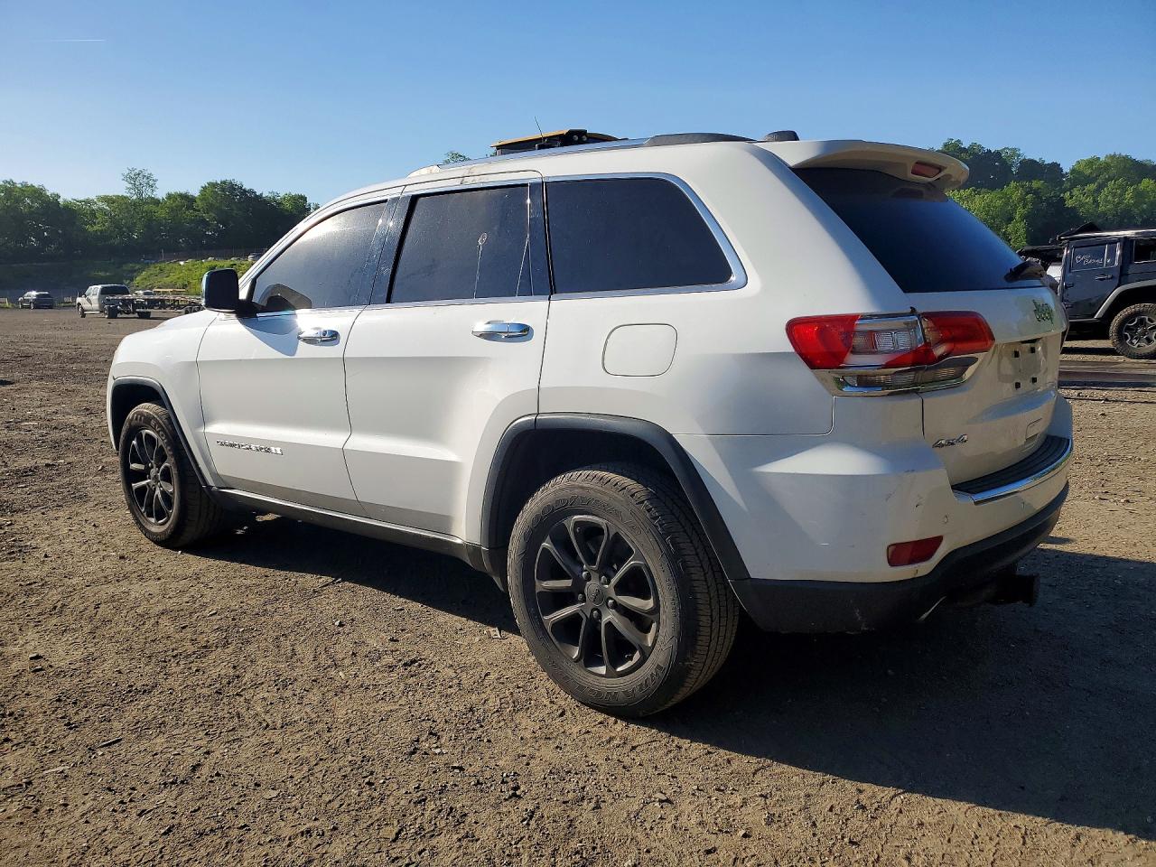 2014 Jeep Grand Cherokee Limited White vin: 1C4RJFBG5EC545294