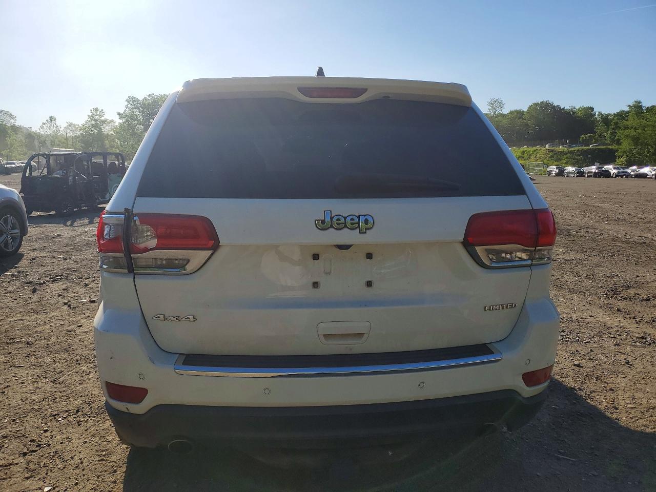 2014 Jeep Grand Cherokee Limited White vin: 1C4RJFBG5EC545294