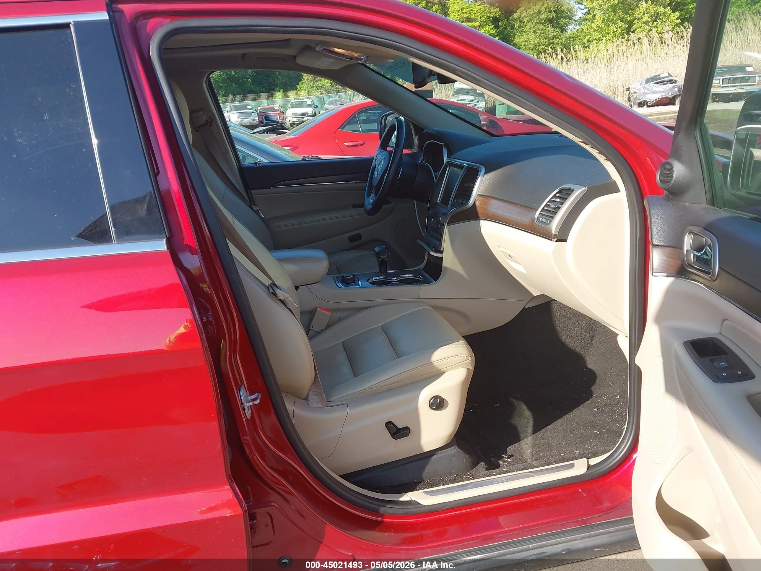 2015 Jeep Grand Cherokee Limited Red vin: 1C4RJFBG5FC103343
