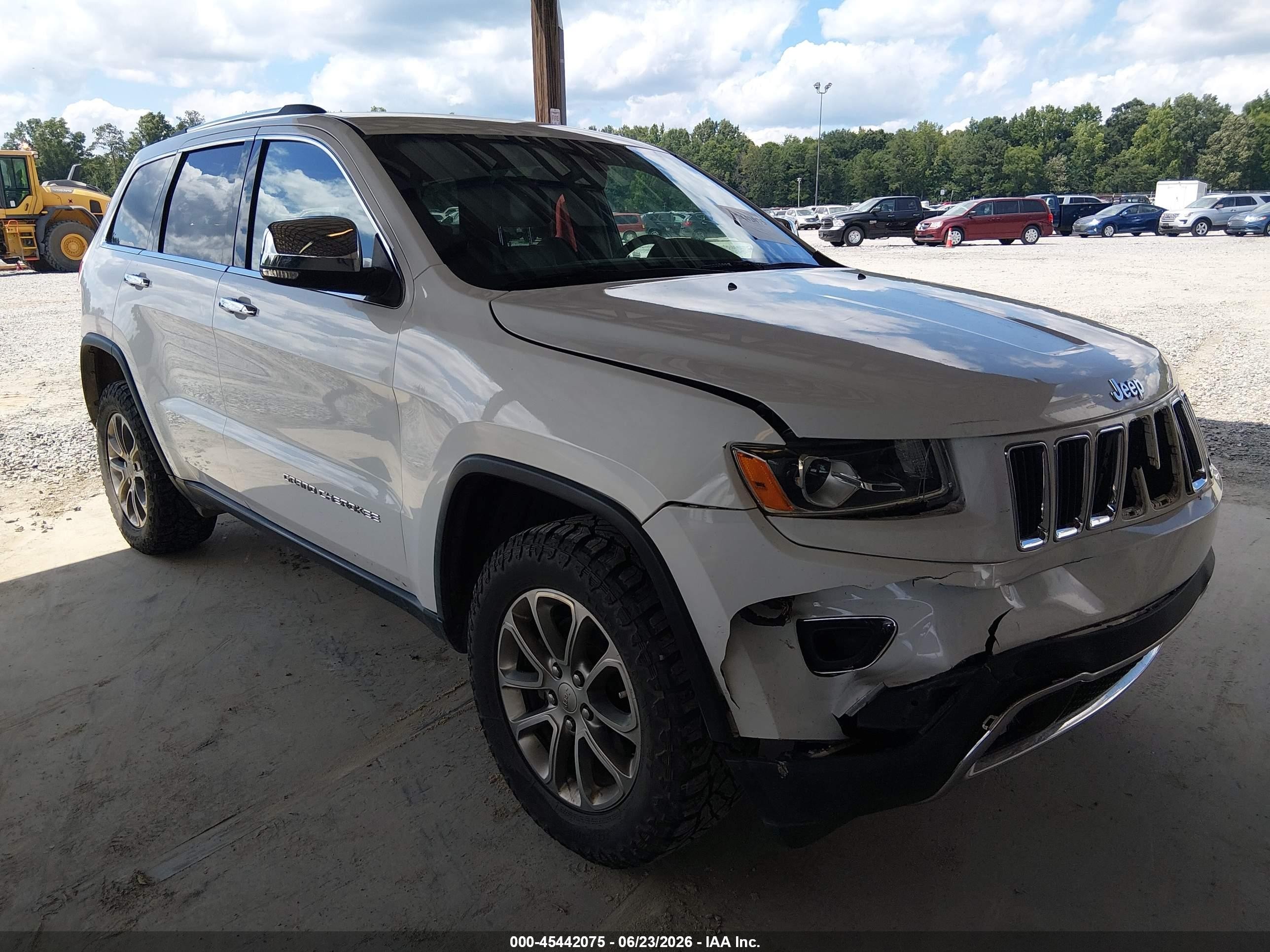 2015 Jeep Grand Cherokee Limited Белый vin: 1C4RJFBG5FC158567