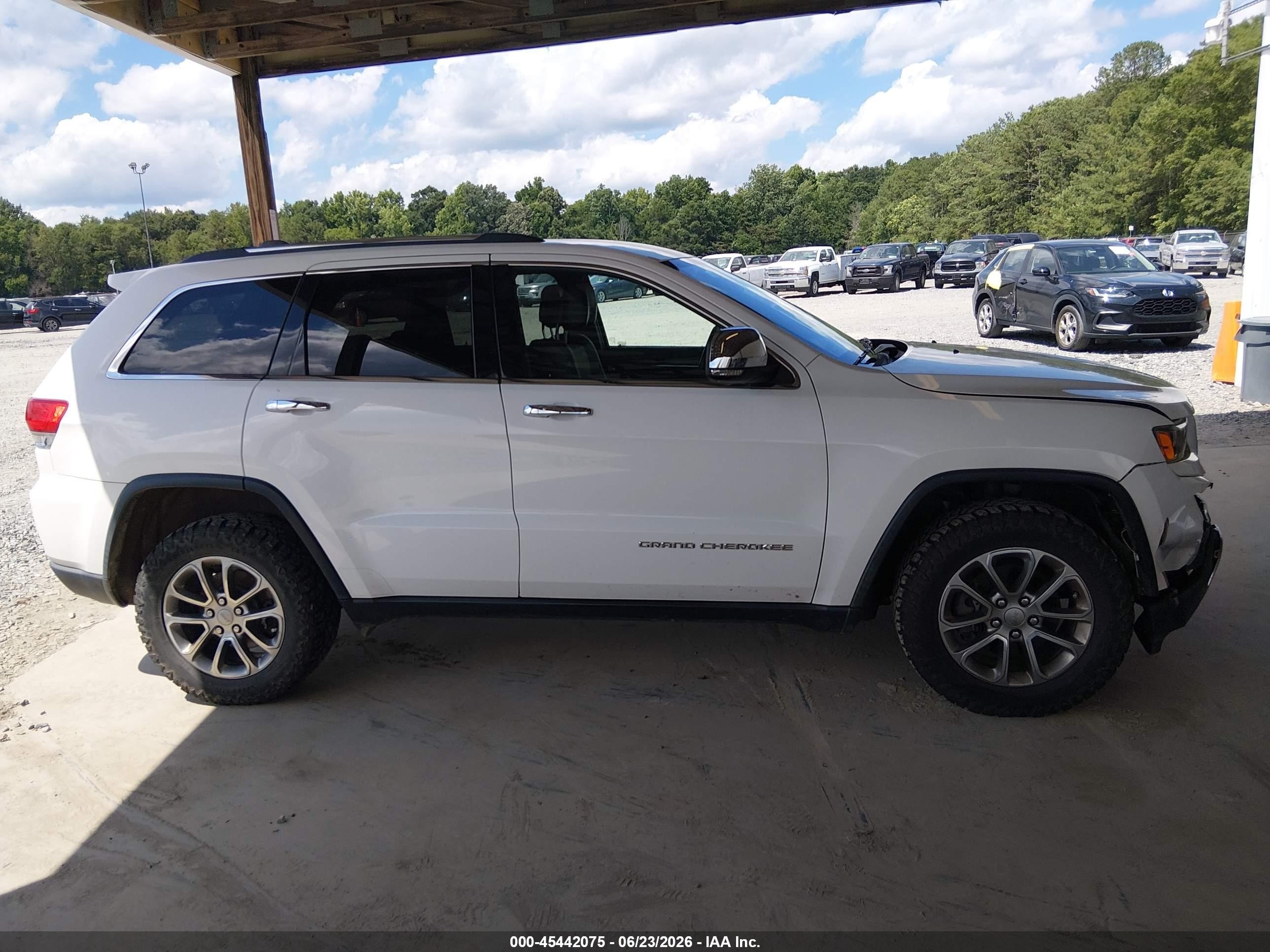 2015 Jeep Grand Cherokee Limited Белый vin: 1C4RJFBG5FC158567