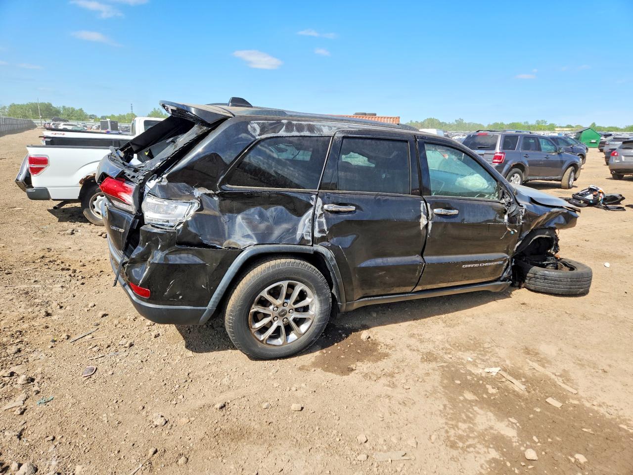 2015 Jeep Grand Cherokee Limited Black vin: 1C4RJFBG5FC162652