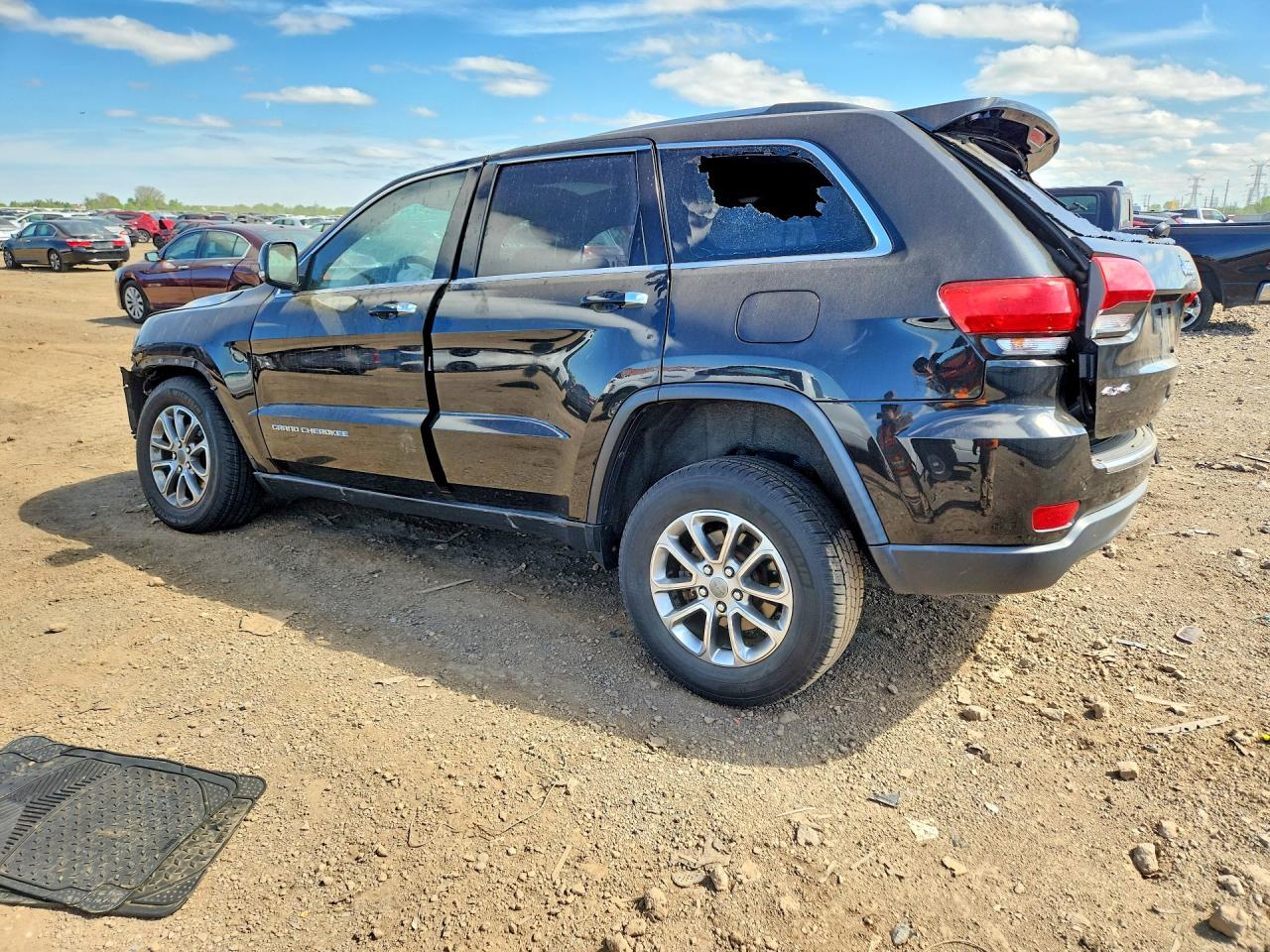2015 Jeep Grand Cherokee Limited Black vin: 1C4RJFBG5FC162652