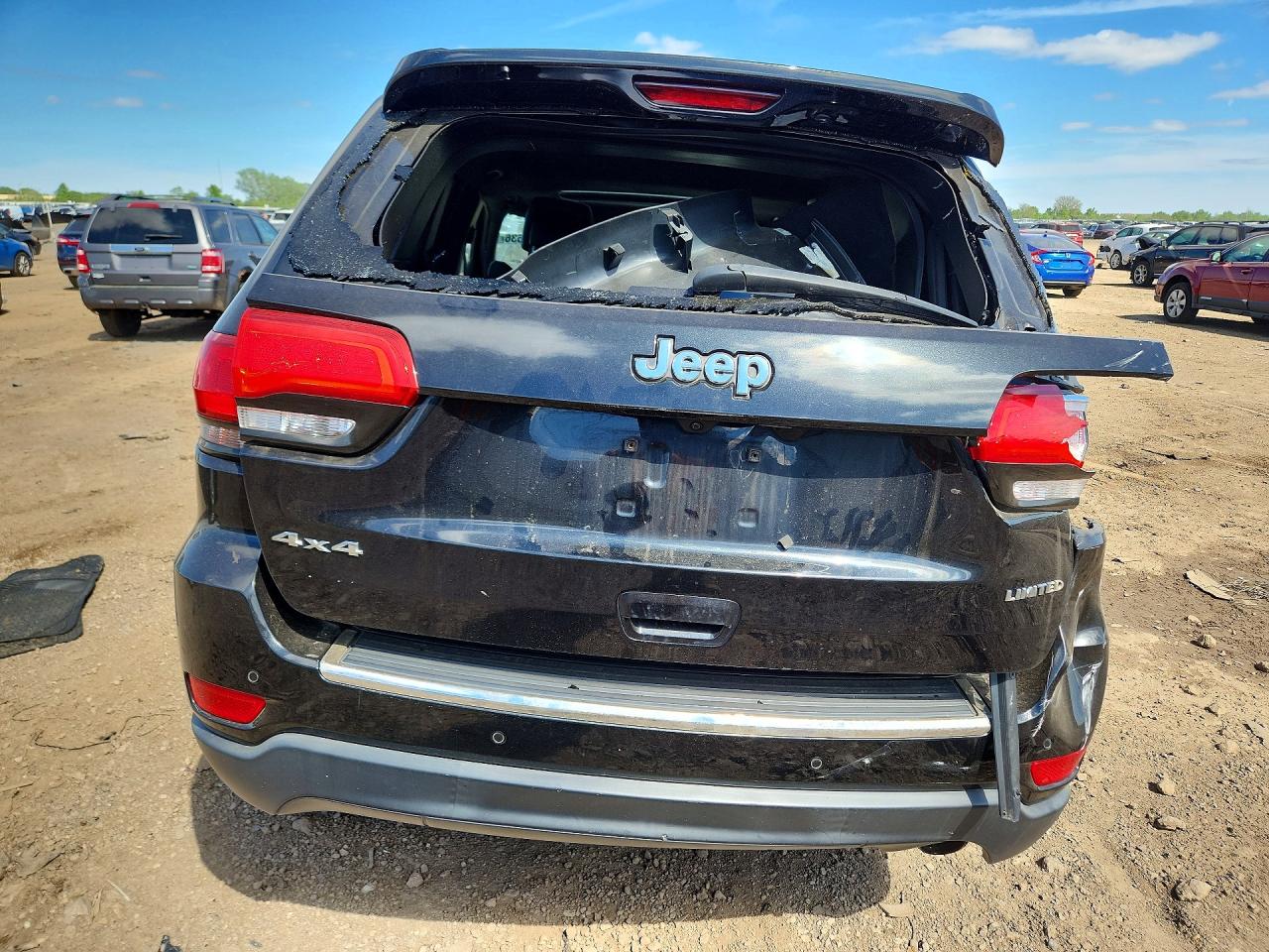 2015 Jeep Grand Cherokee Limited Black vin: 1C4RJFBG5FC162652