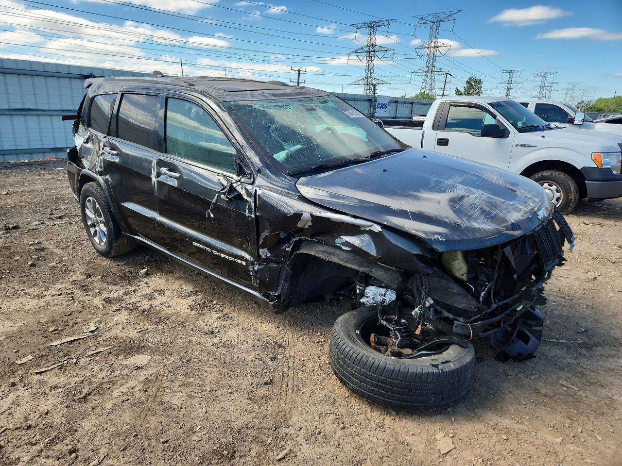 2015 Jeep Grand Cherokee Limited Black vin: 1C4RJFBG5FC162652