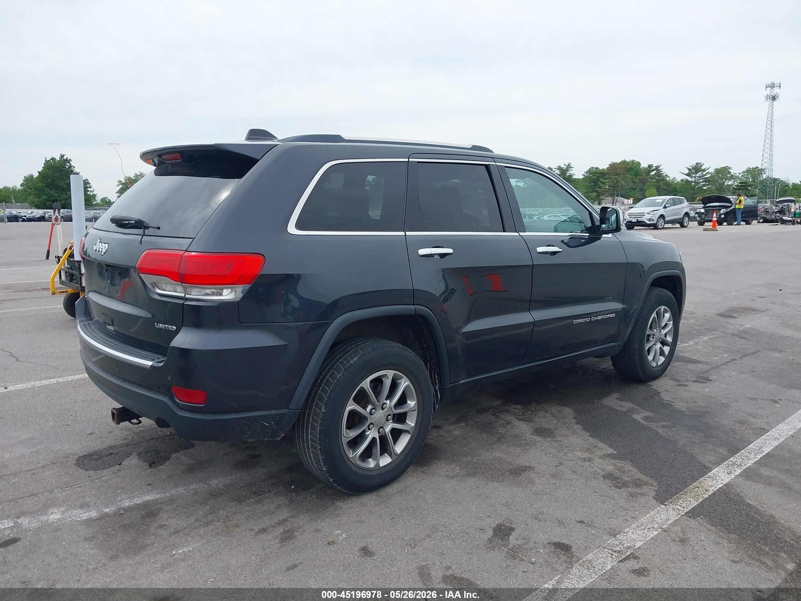 2015 Jeep Grand Cherokee Limited Gray vin: 1C4RJFBG5FC190967