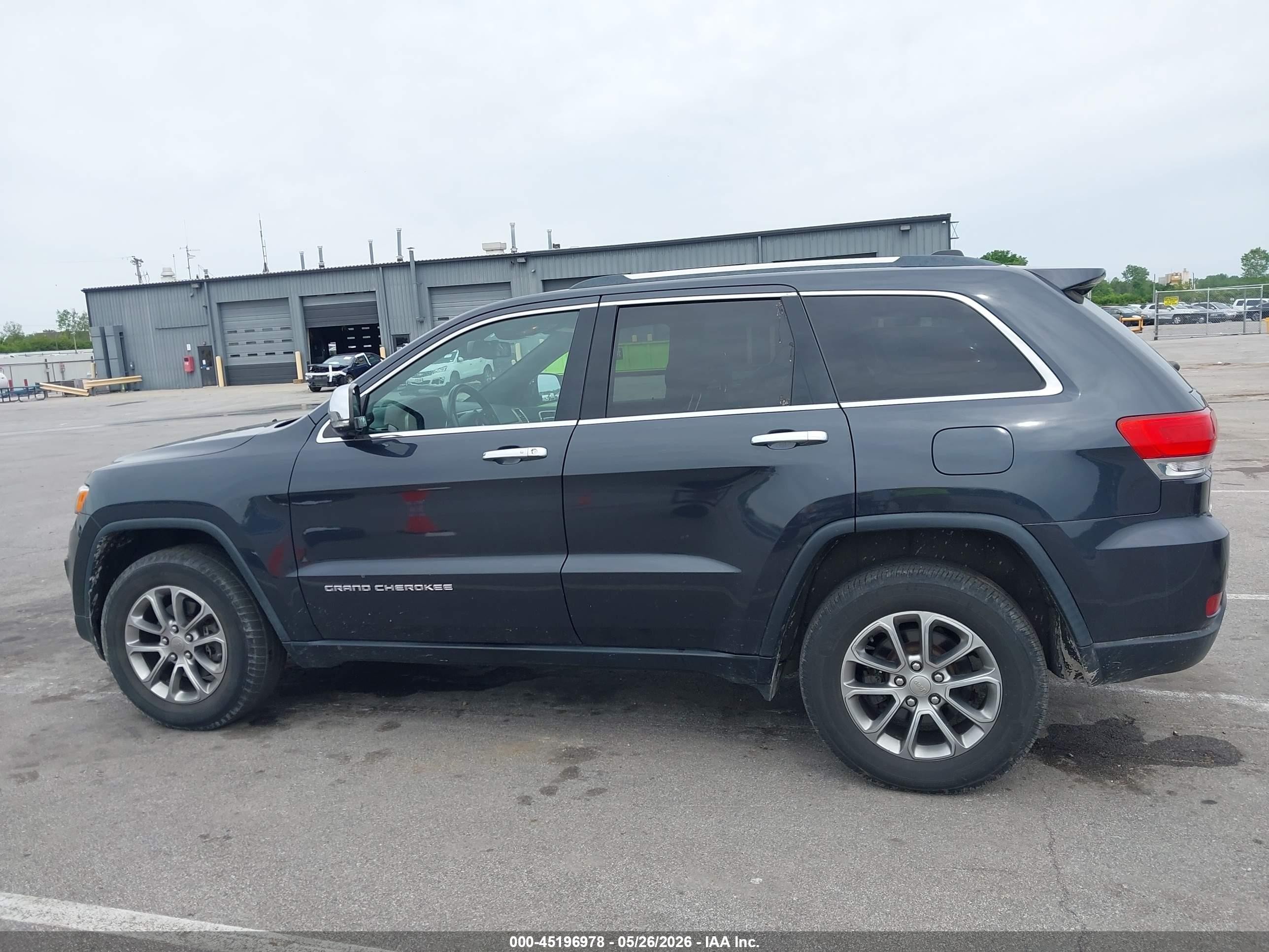 2015 Jeep Grand Cherokee Limited Gray vin: 1C4RJFBG5FC190967