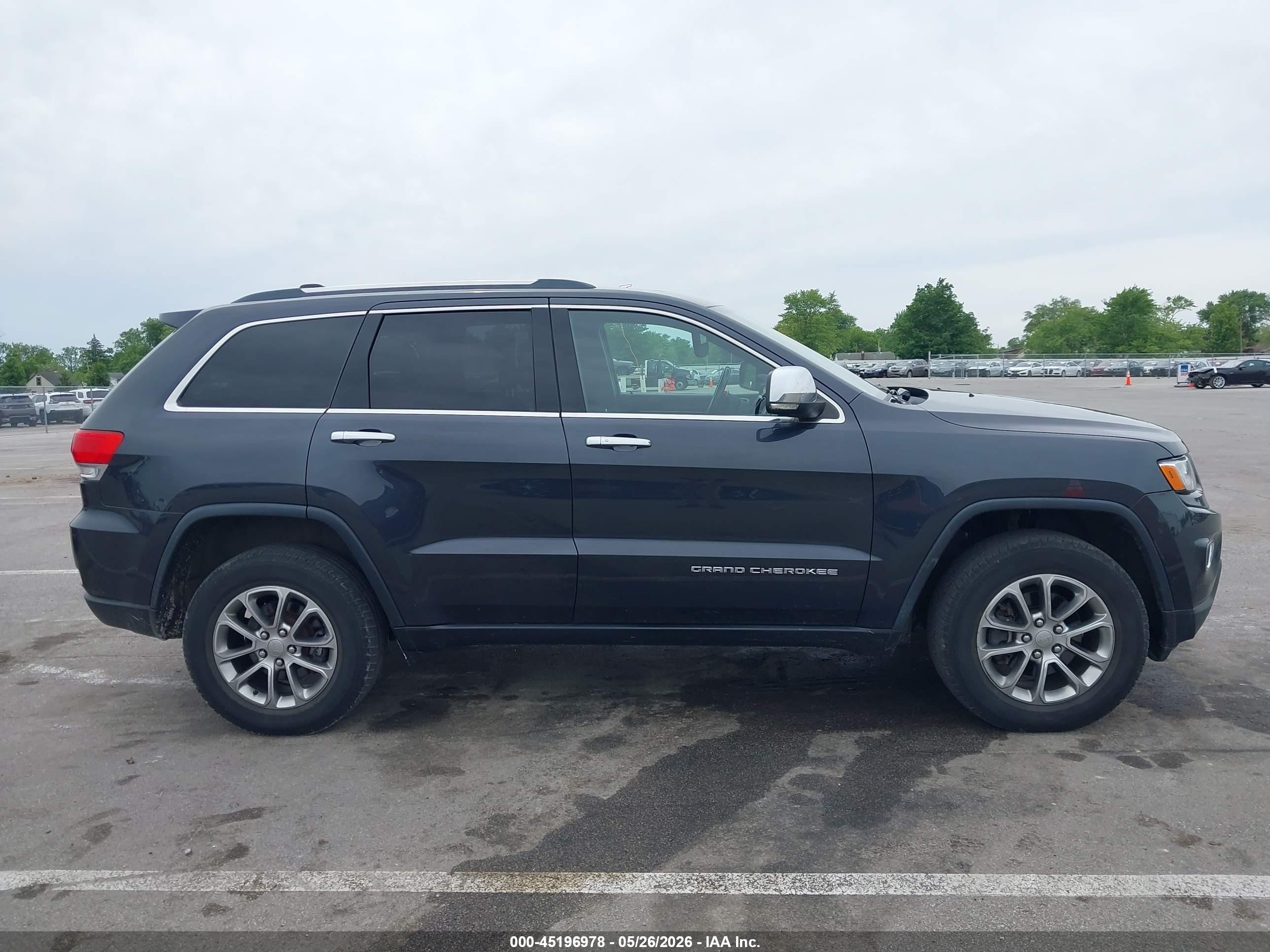2015 Jeep Grand Cherokee Limited Gray vin: 1C4RJFBG5FC190967