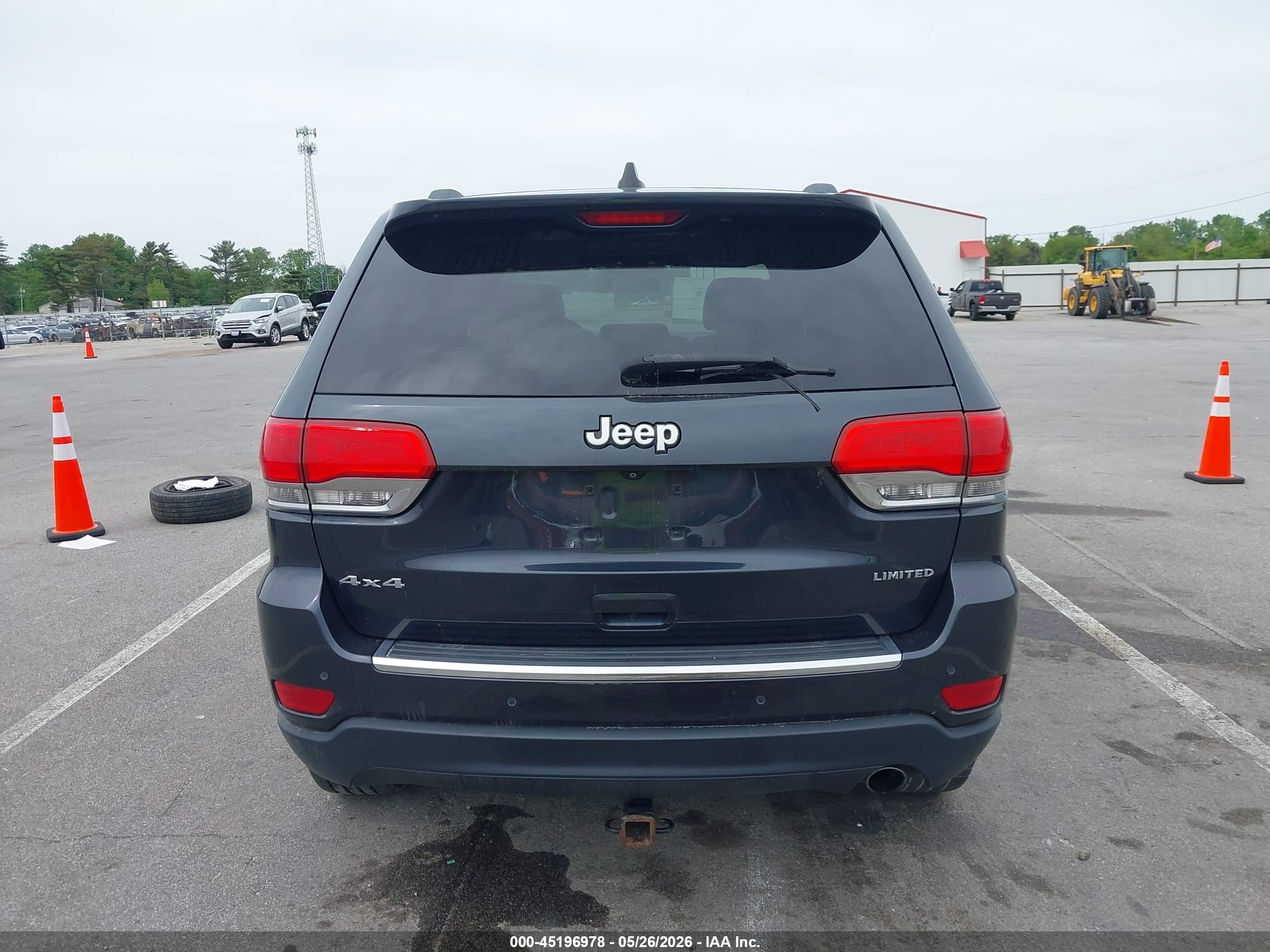 2015 Jeep Grand Cherokee Limited Gray vin: 1C4RJFBG5FC190967