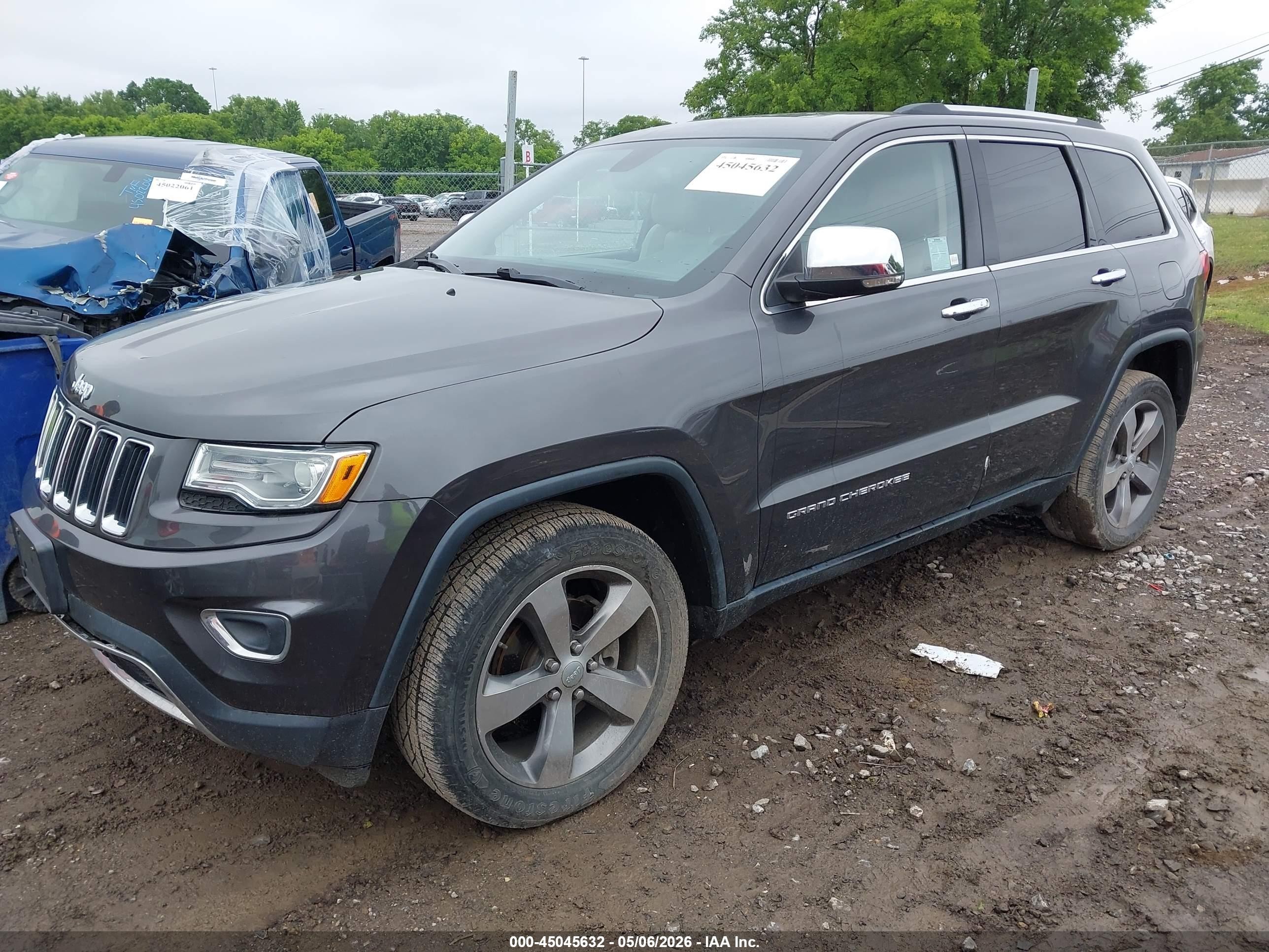 2015 Jeep Grand Cherokee Limited Silver vin: 1C4RJFBG5FC197501