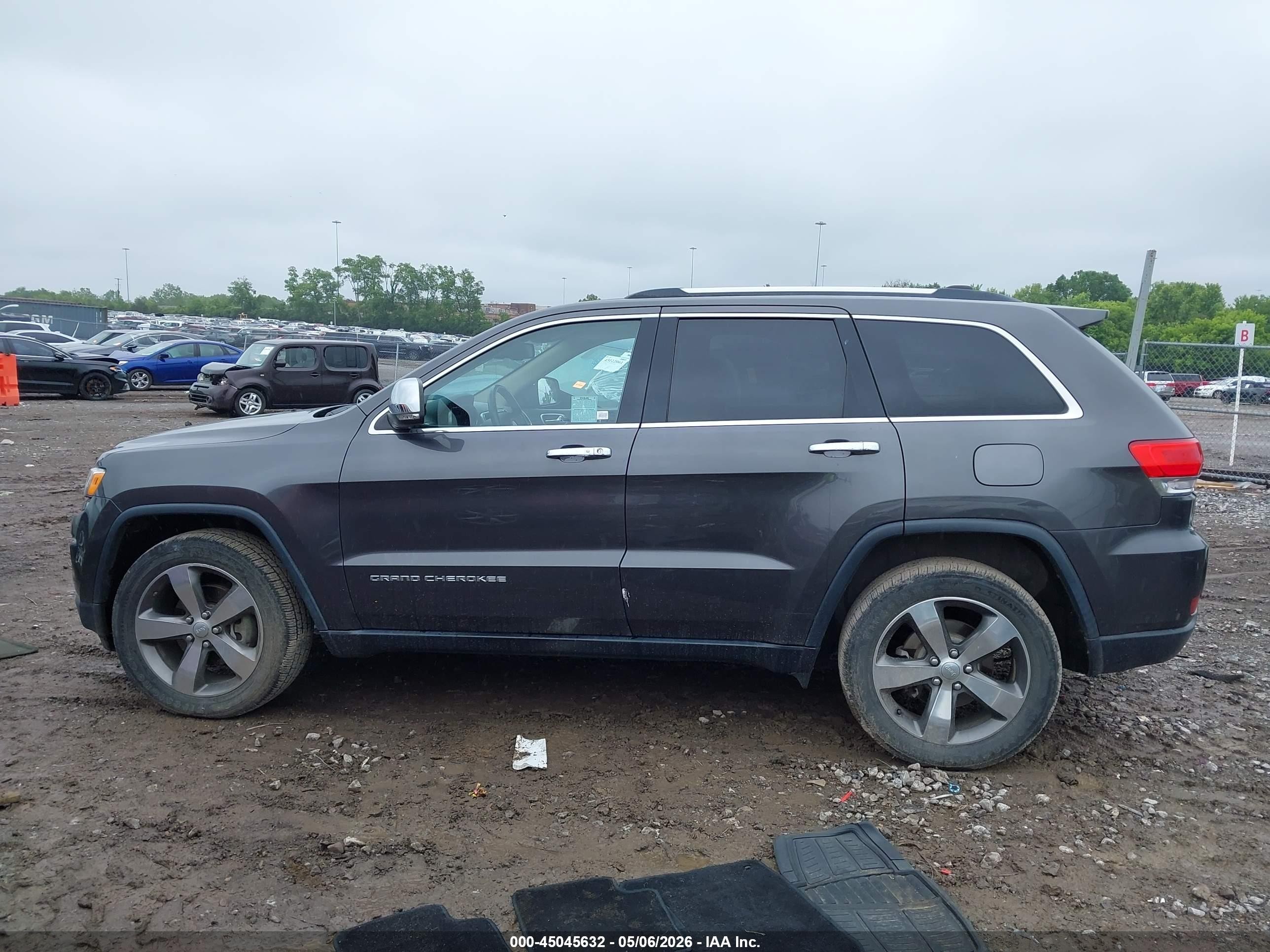 2015 Jeep Grand Cherokee Limited Silver vin: 1C4RJFBG5FC197501