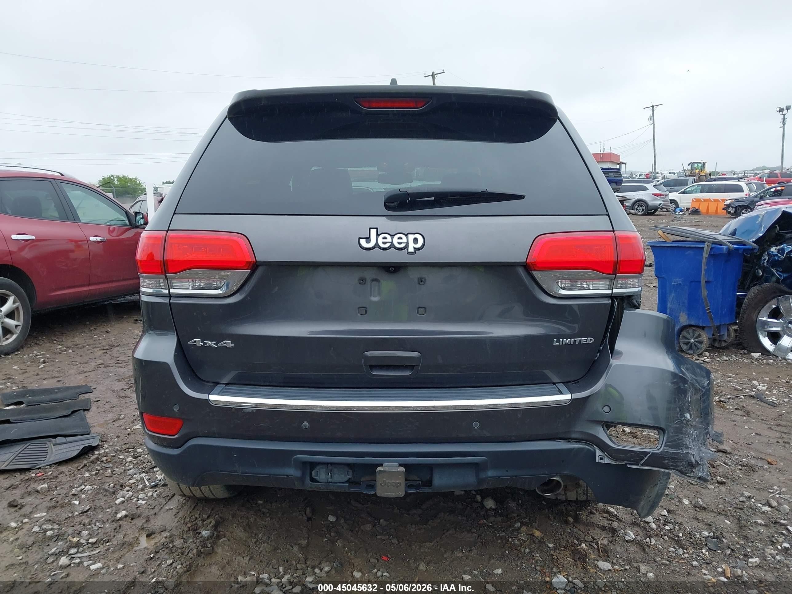 2015 Jeep Grand Cherokee Limited Silver vin: 1C4RJFBG5FC197501