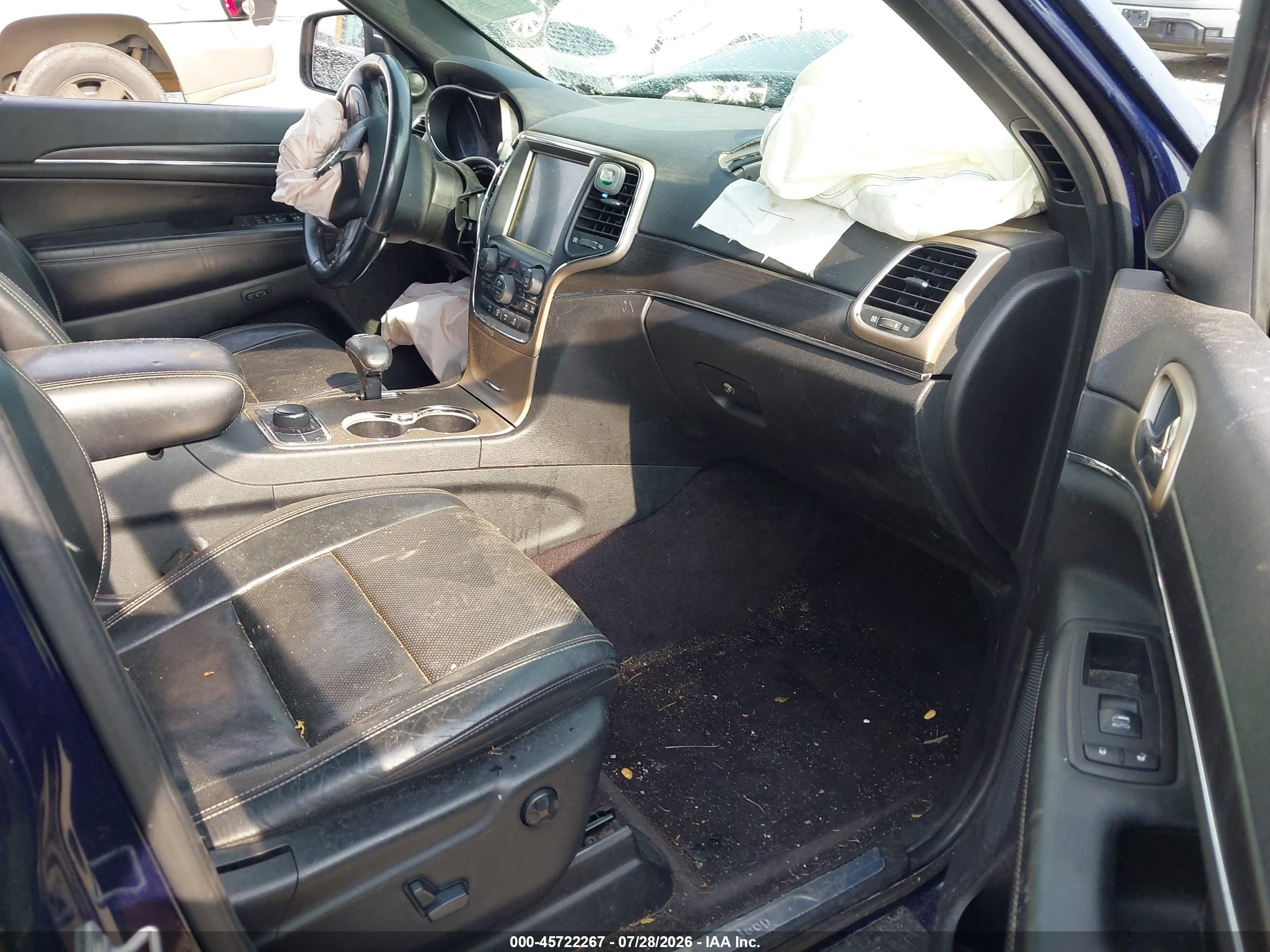 2015 Jeep Grand Cherokee Limited Blue vin: 1C4RJFBG5FC197983
