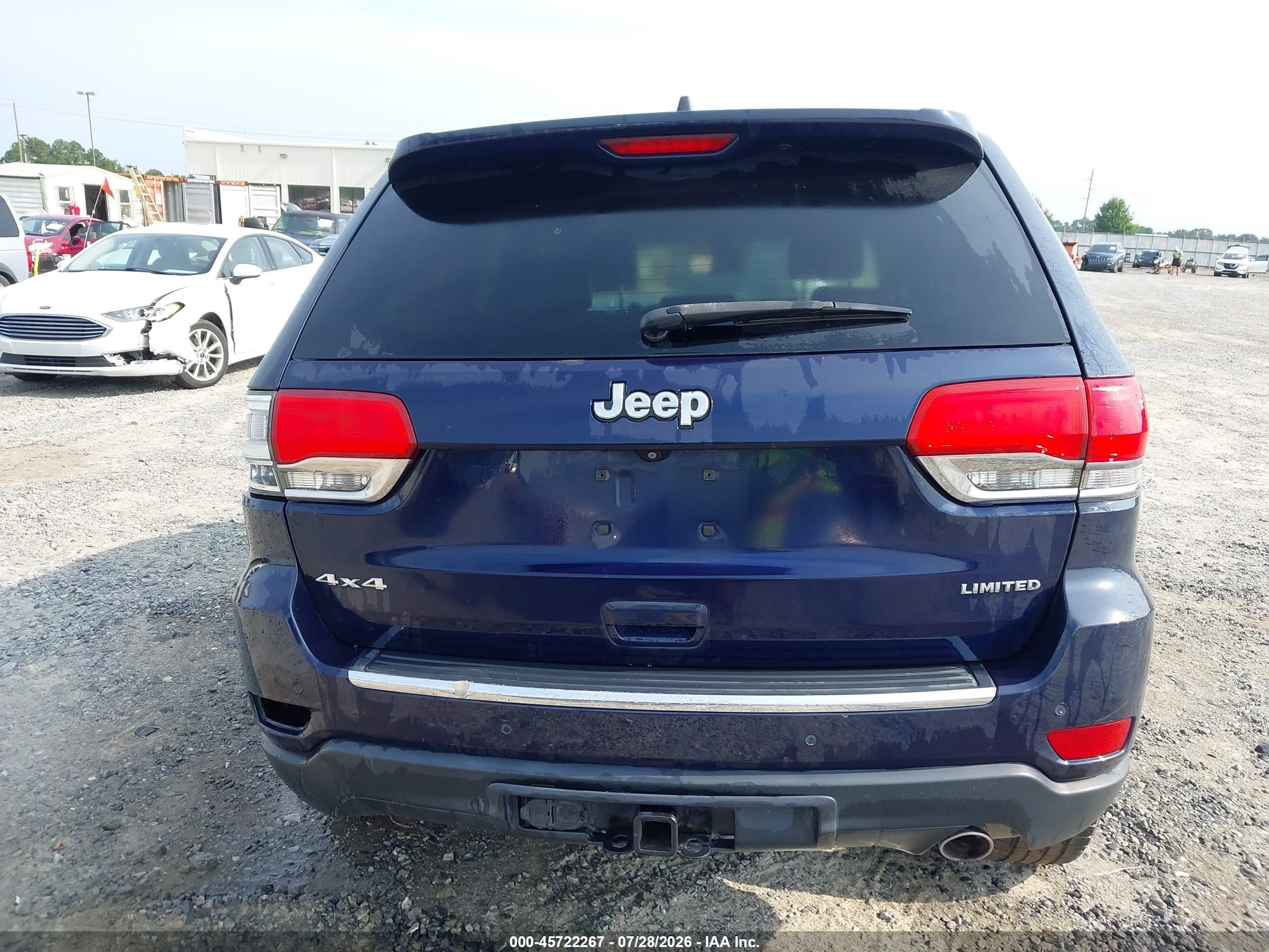 2015 Jeep Grand Cherokee Limited Blue vin: 1C4RJFBG5FC197983