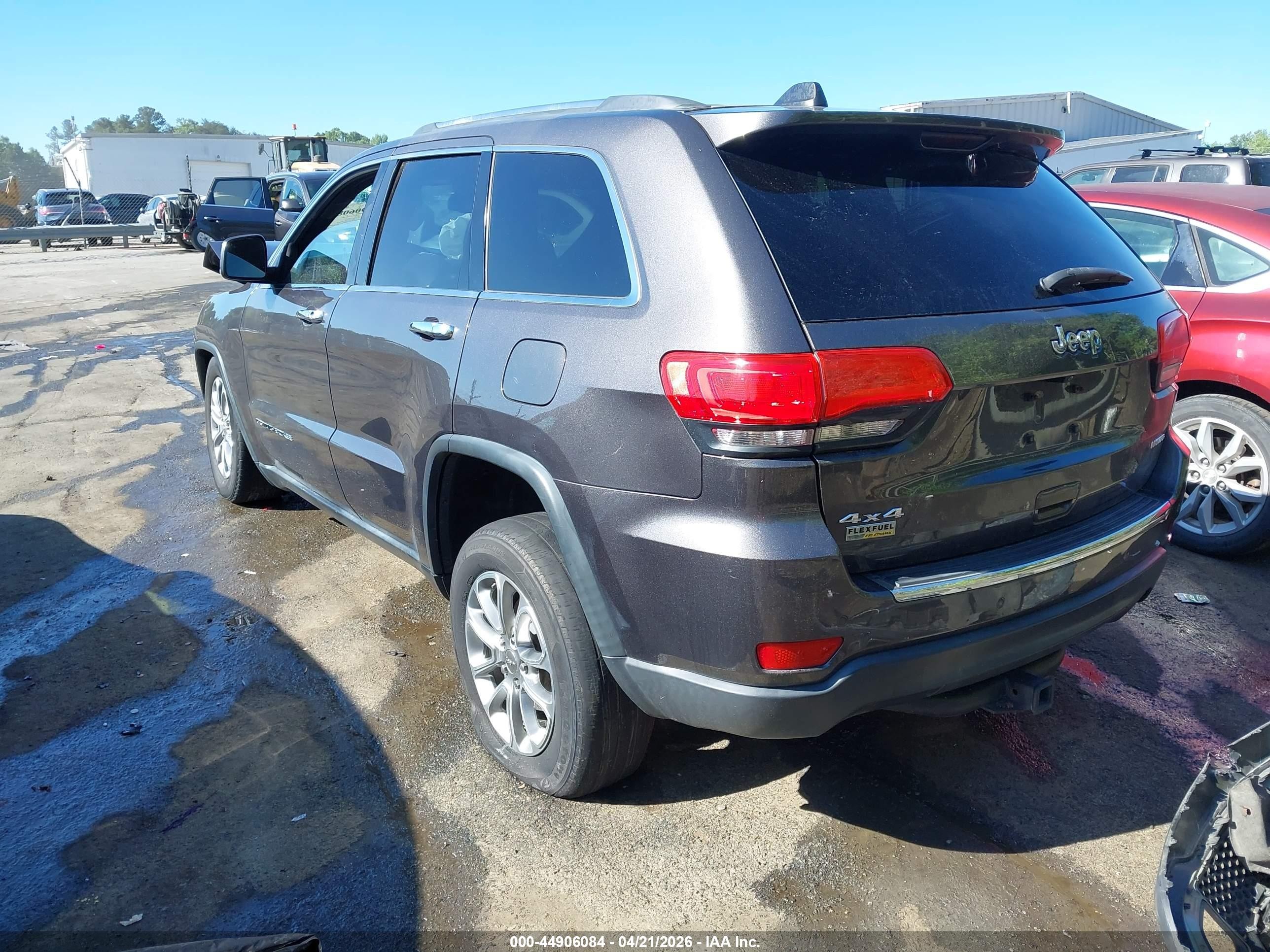 2015 Jeep Grand Cherokee Limited Black vin: 1C4RJFBG5FC205676