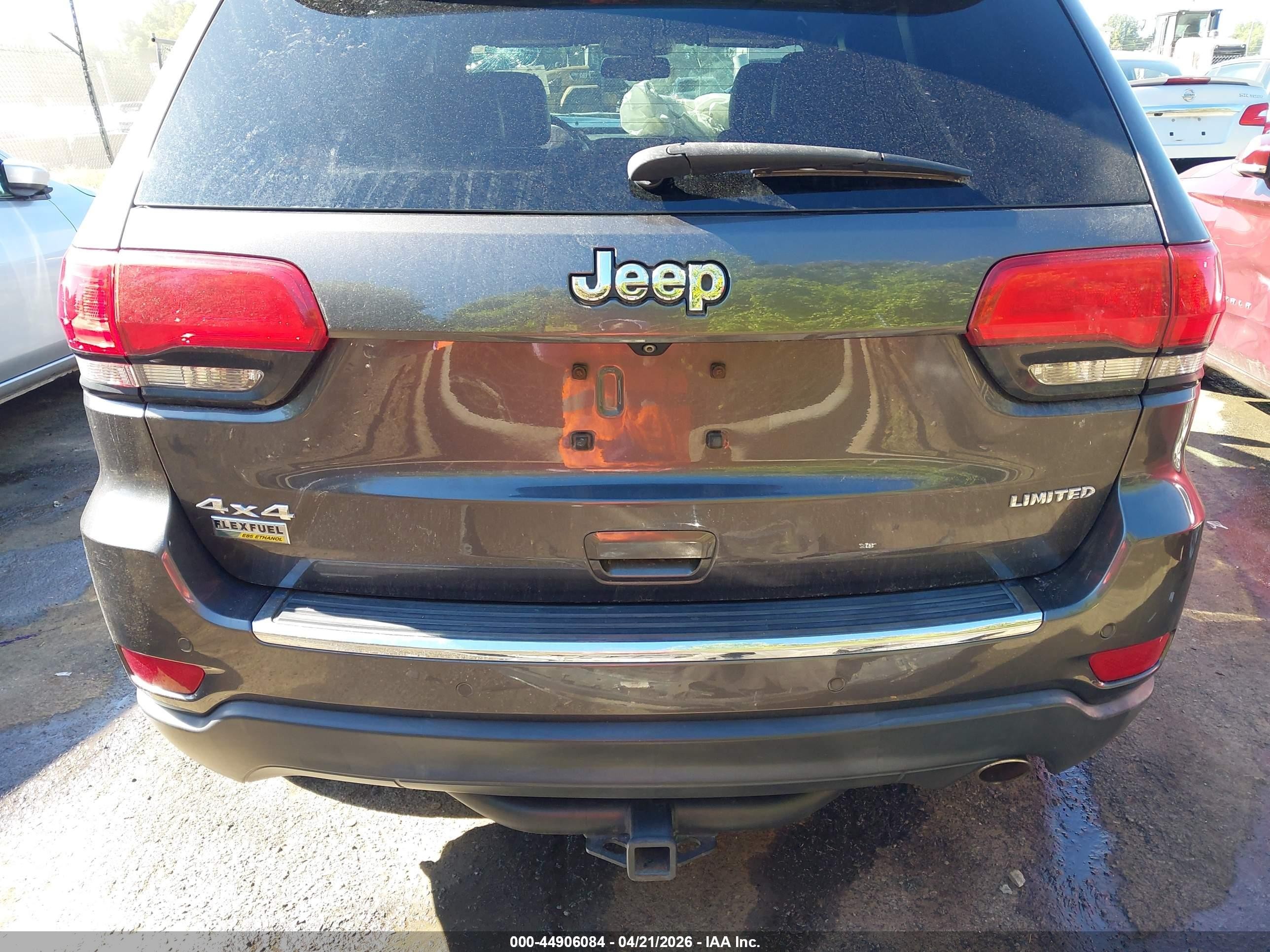 2015 Jeep Grand Cherokee Limited Black vin: 1C4RJFBG5FC205676