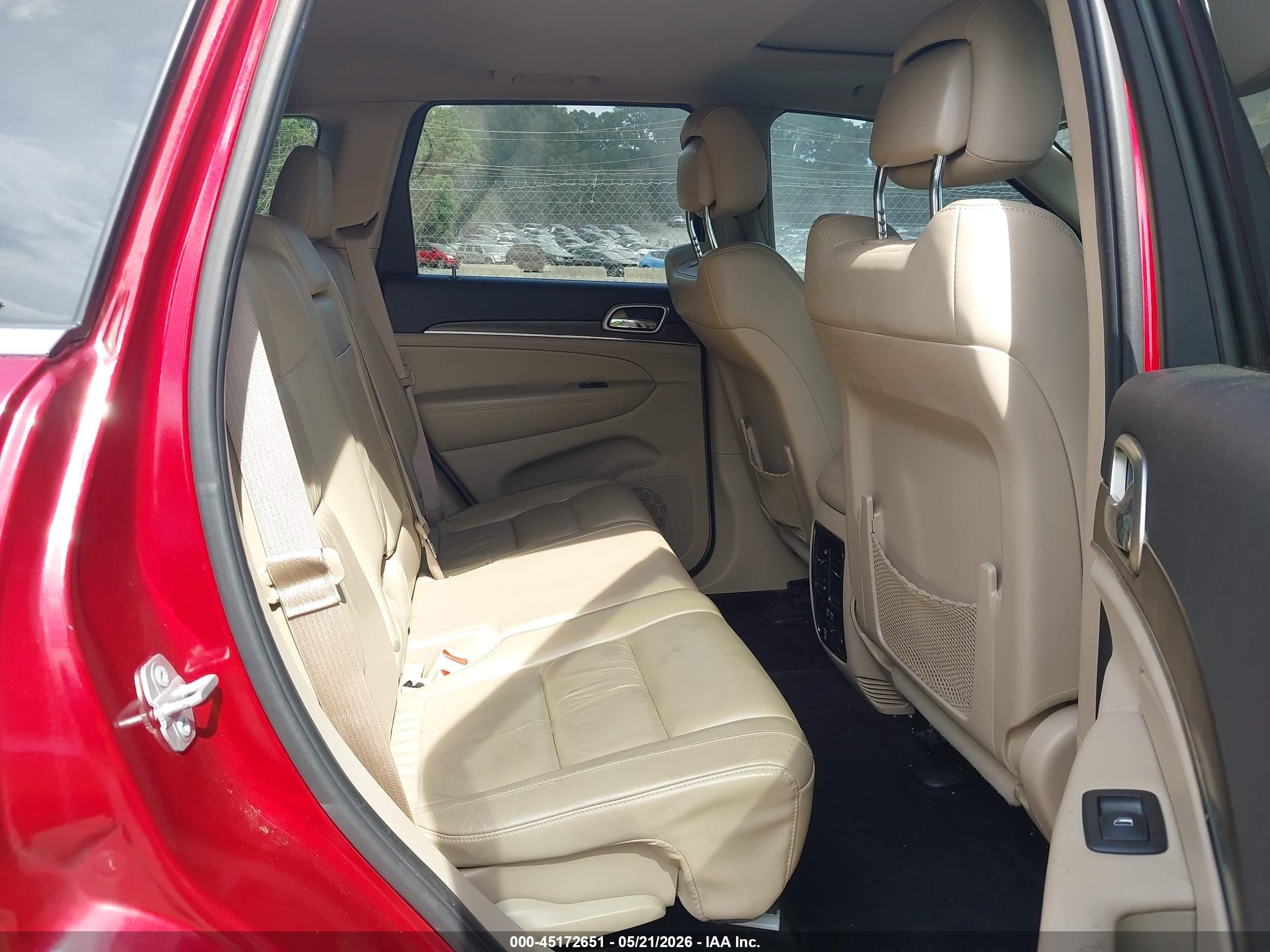 2015 Jeep Grand Cherokee Limited Burgundy vin: 1C4RJFBG5FC208979