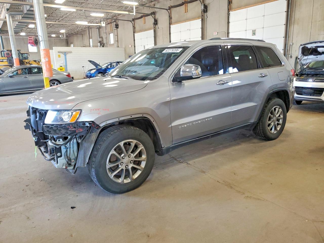 2015 Jeep Grand Cherokee Limited Silver vin: 1C4RJFBG5FC211493
