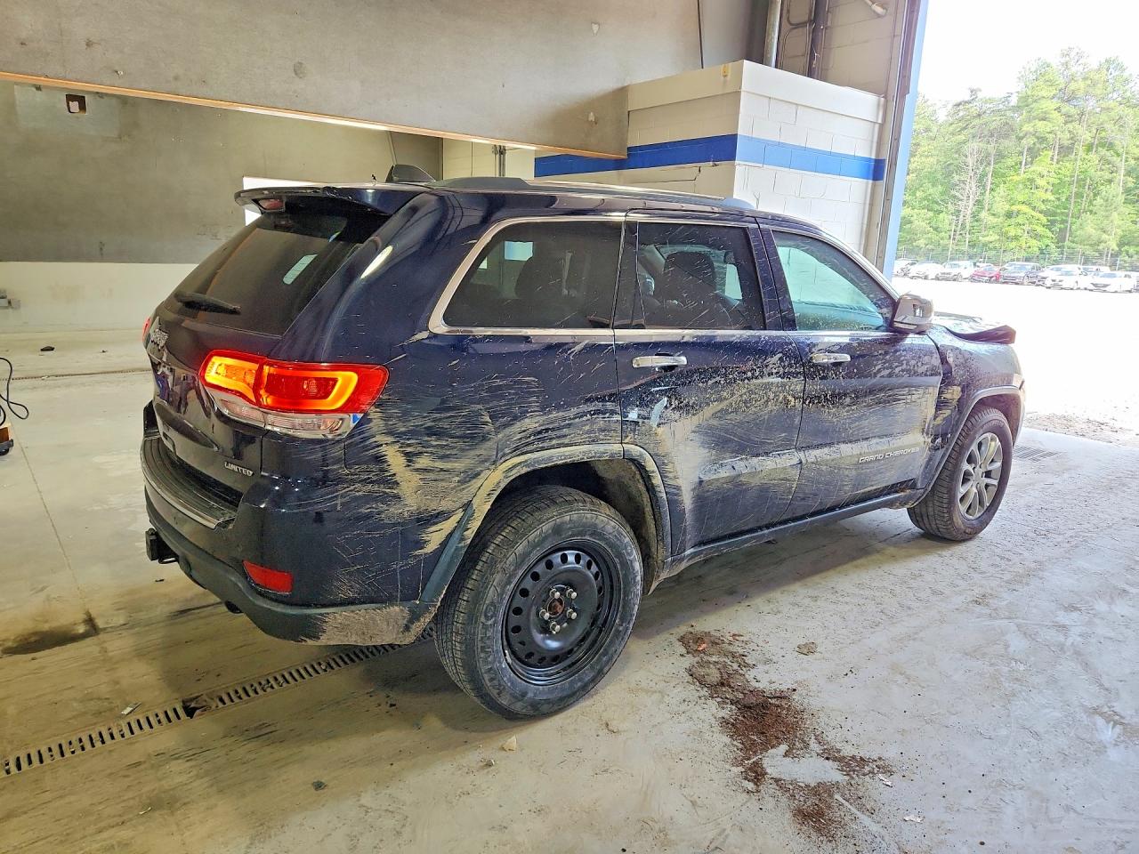 2015 Jeep Grand Cherokee Limited Blue vin: 1C4RJFBG5FC229914