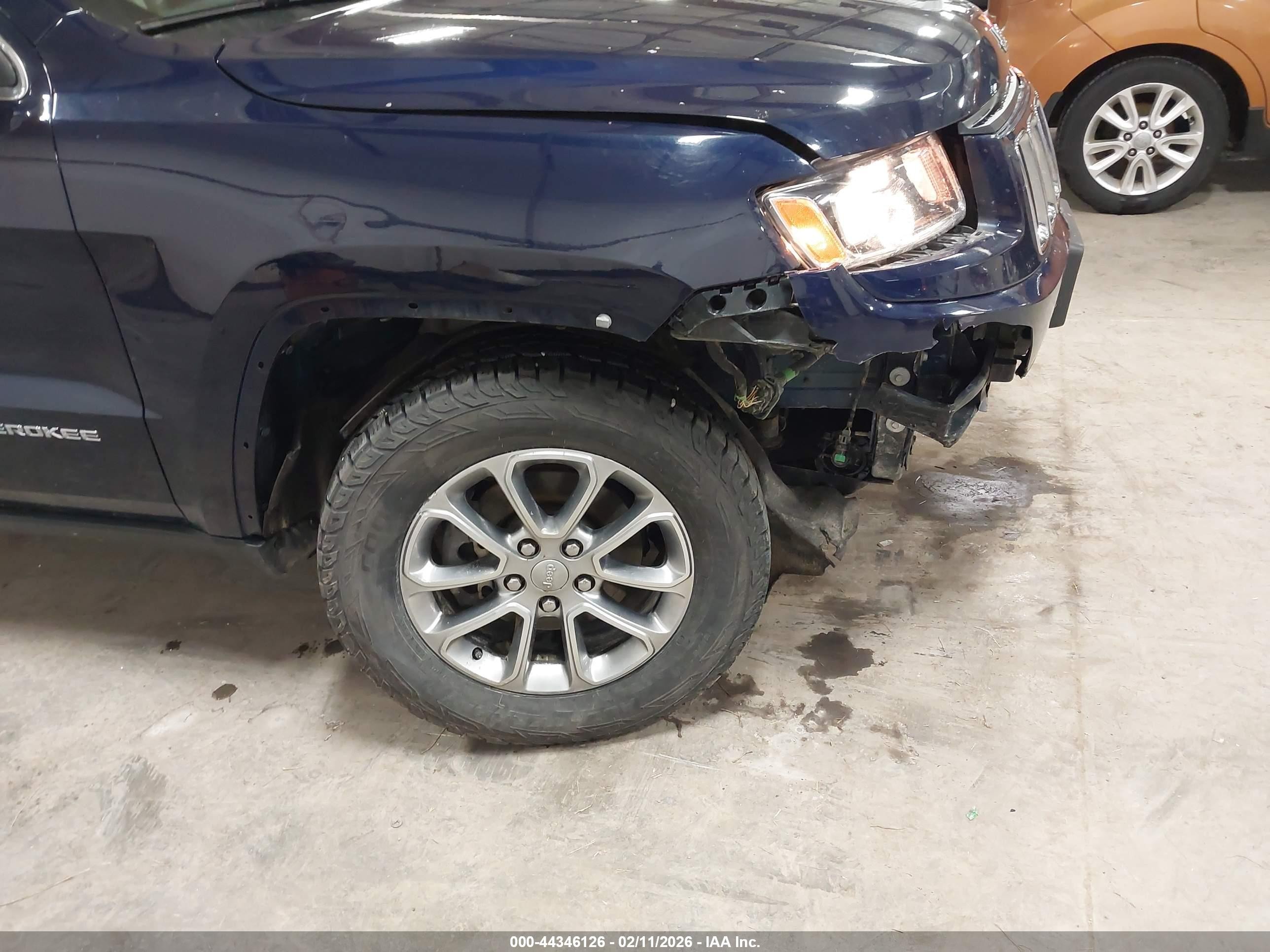 2015 Jeep Grand Cherokee Limited Blue vin: 1C4RJFBG5FC242971