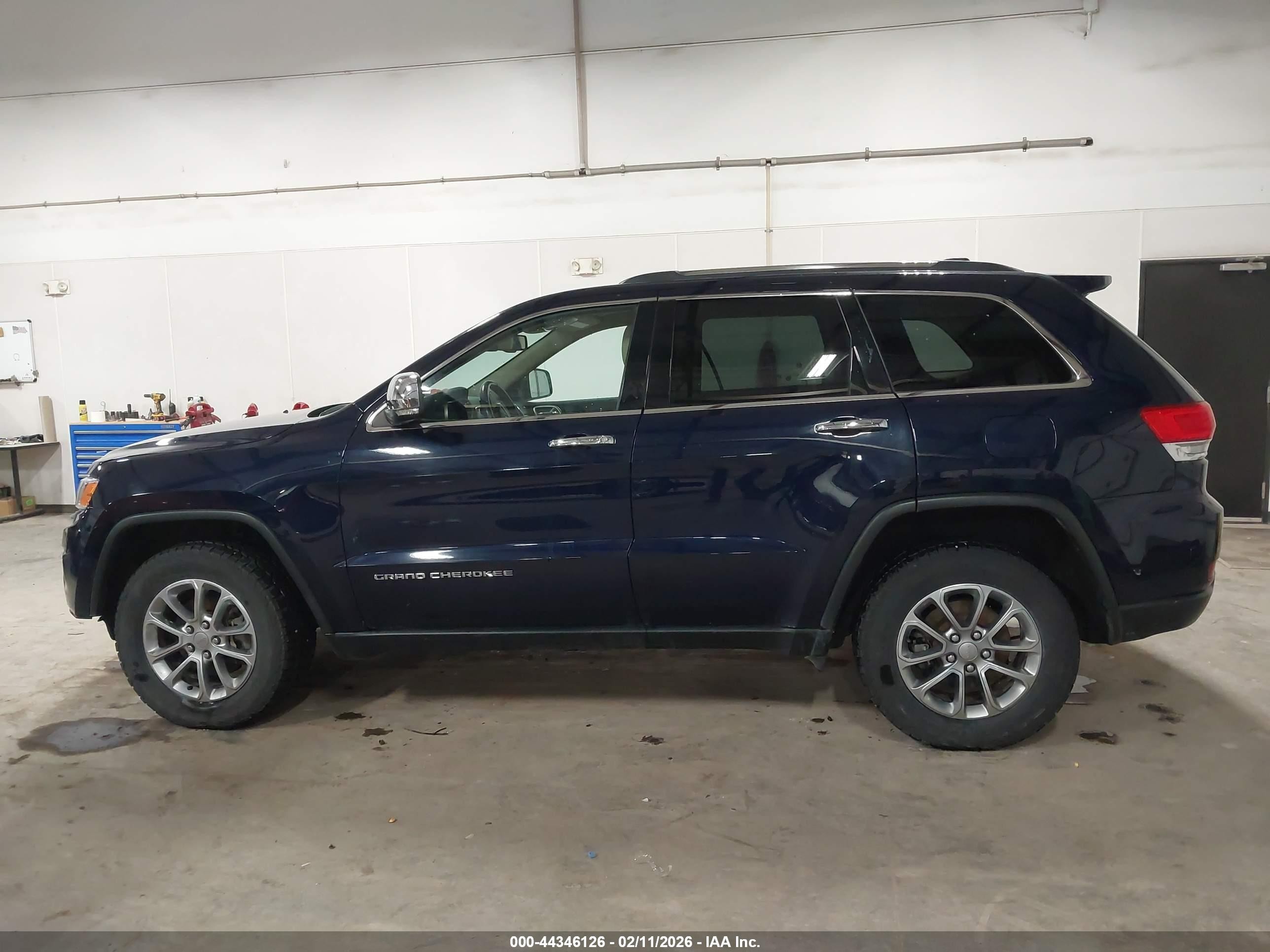 2015 Jeep Grand Cherokee Limited Blue vin: 1C4RJFBG5FC242971