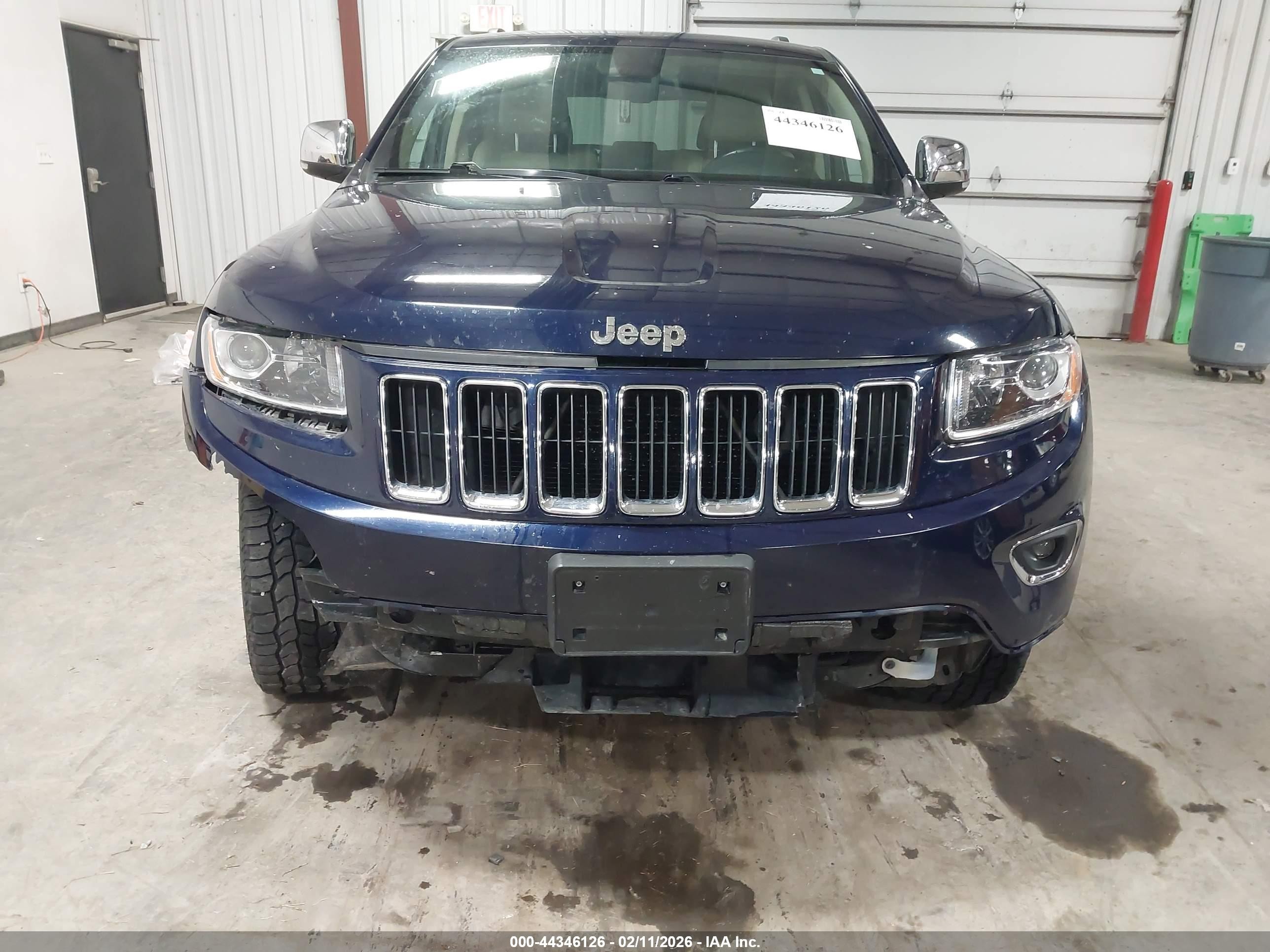 2015 Jeep Grand Cherokee Limited Blue vin: 1C4RJFBG5FC242971