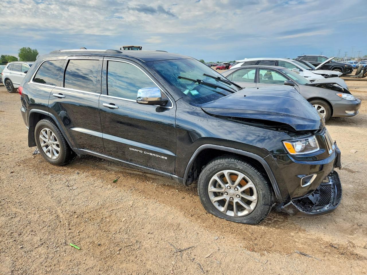 2015 Jeep Grand Cherokee Limited Black vin: 1C4RJFBG5FC605978