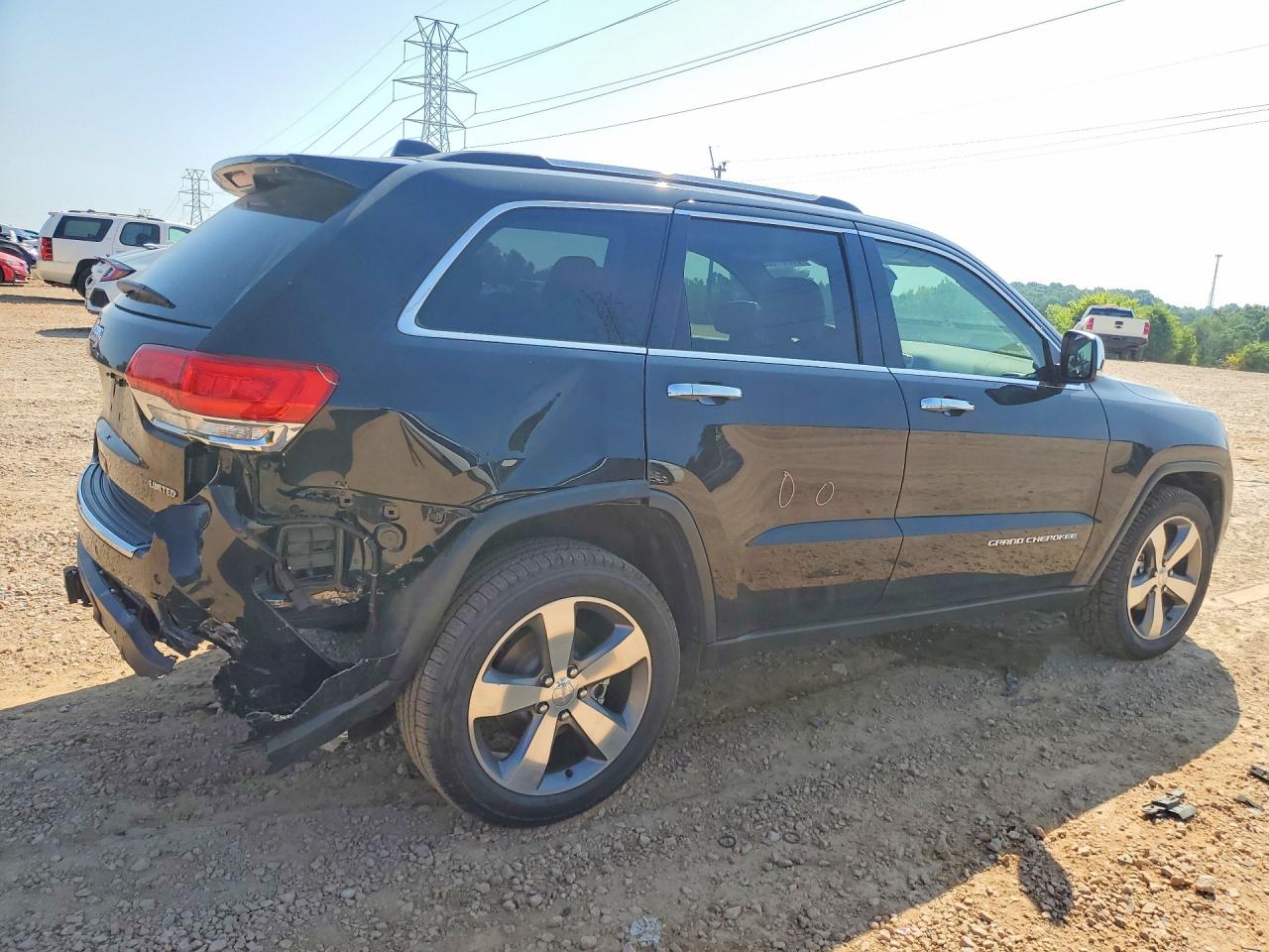 2015 Jeep Grand Cherokee Limited Black vin: 1C4RJFBG5FC637717