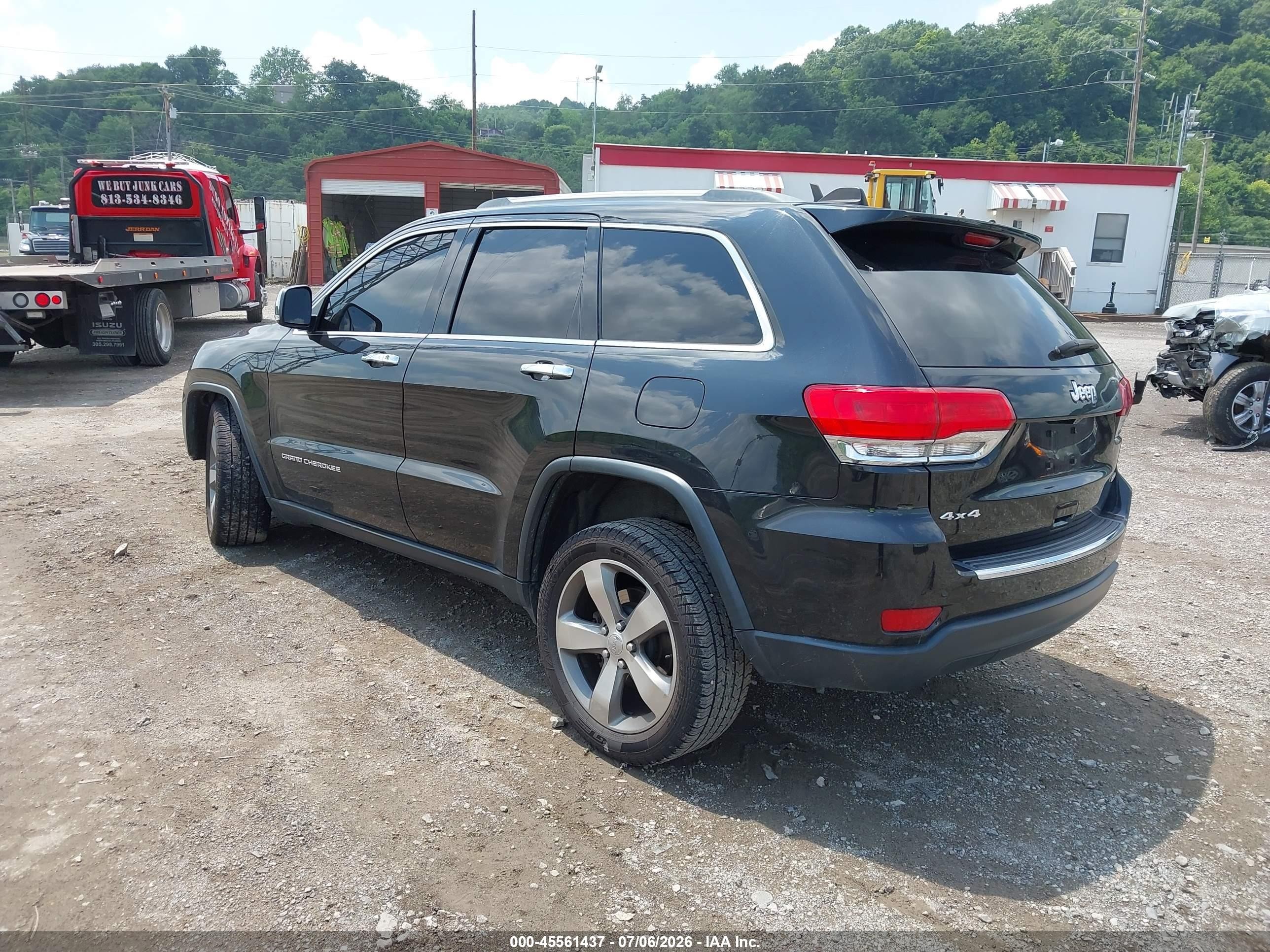 2015 Jeep Grand Cherokee Limited Черный vin: 1C4RJFBG5FC643484