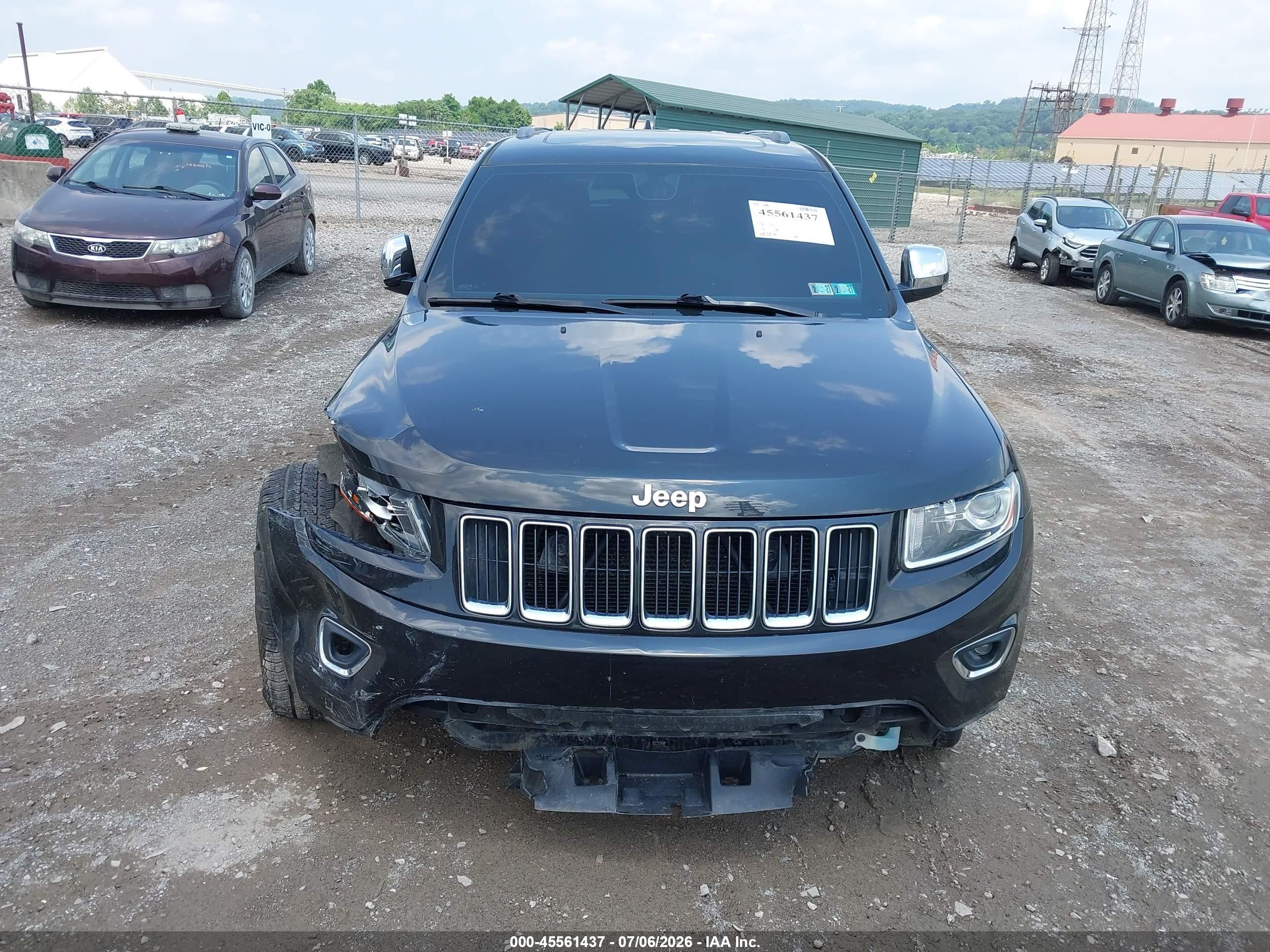 2015 Jeep Grand Cherokee Limited Черный vin: 1C4RJFBG5FC643484