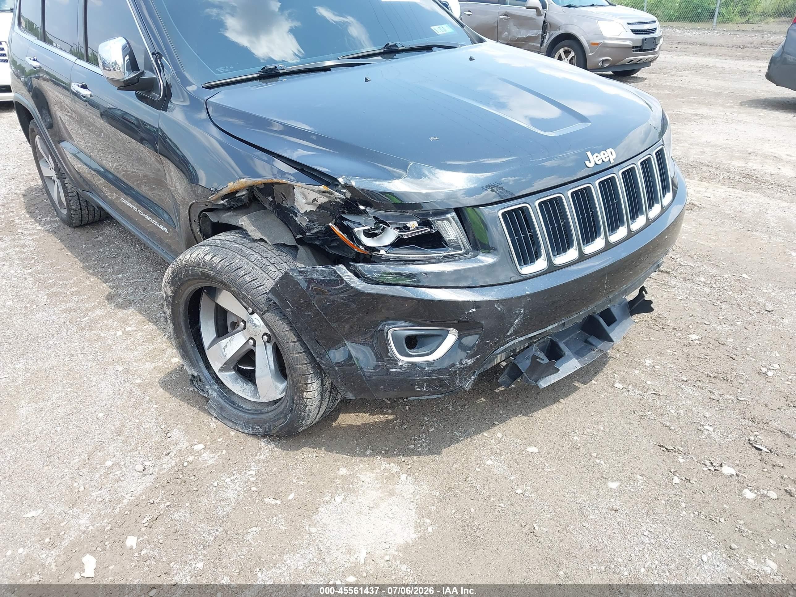 2015 Jeep Grand Cherokee Limited Черный vin: 1C4RJFBG5FC643484
