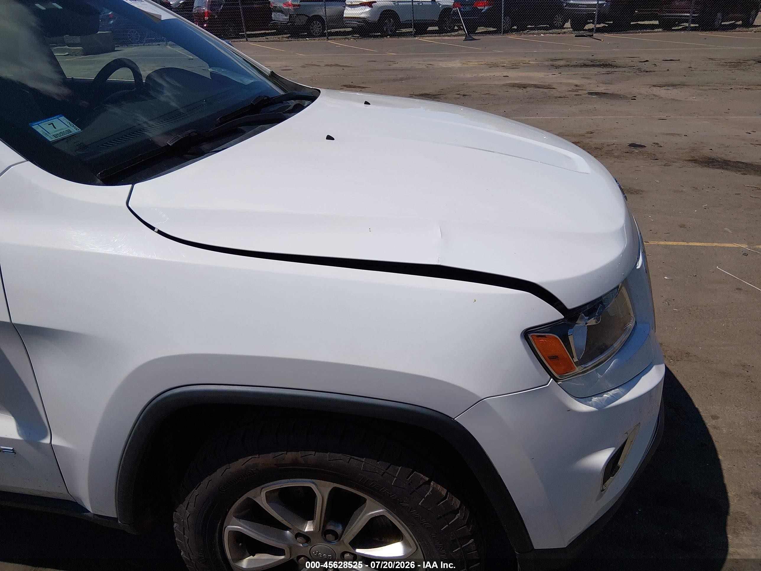 2015 Jeep Grand Cherokee Limited White vin: 1C4RJFBG5FC643825